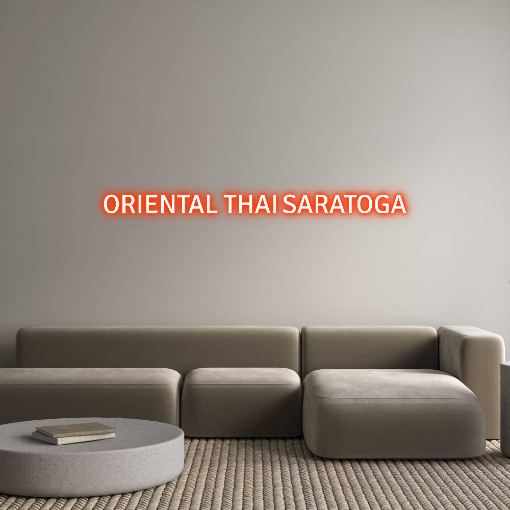 Custom Neon Text - ORIENTAL THAI...