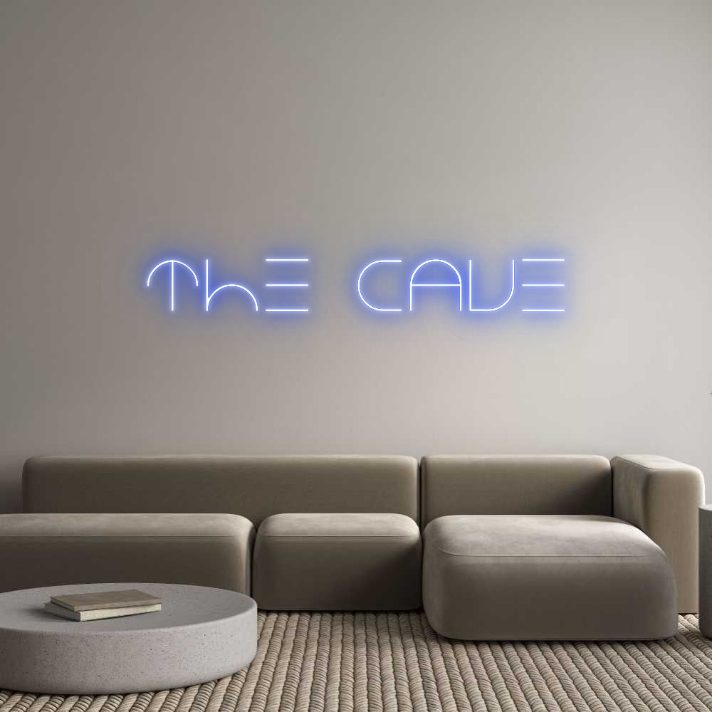 Custom Neon Text- The Cave