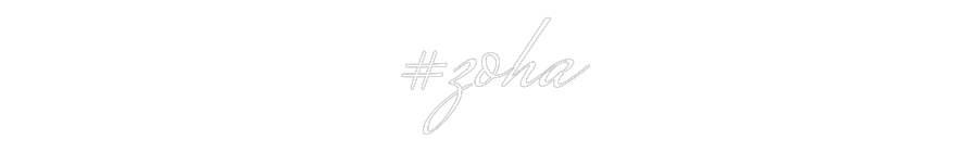 Custom Neon Text- #zoha