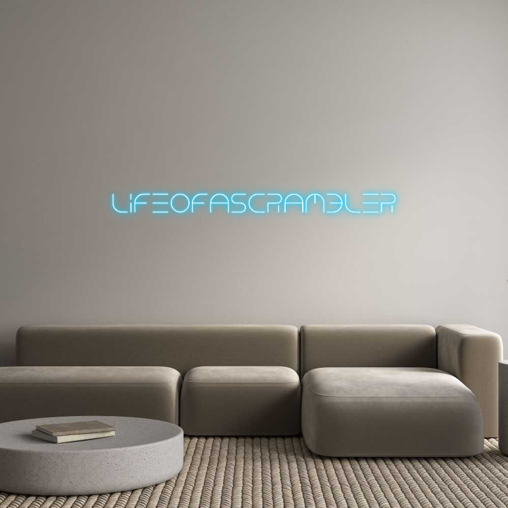 Custom Neon Text - Lifeofascramb...