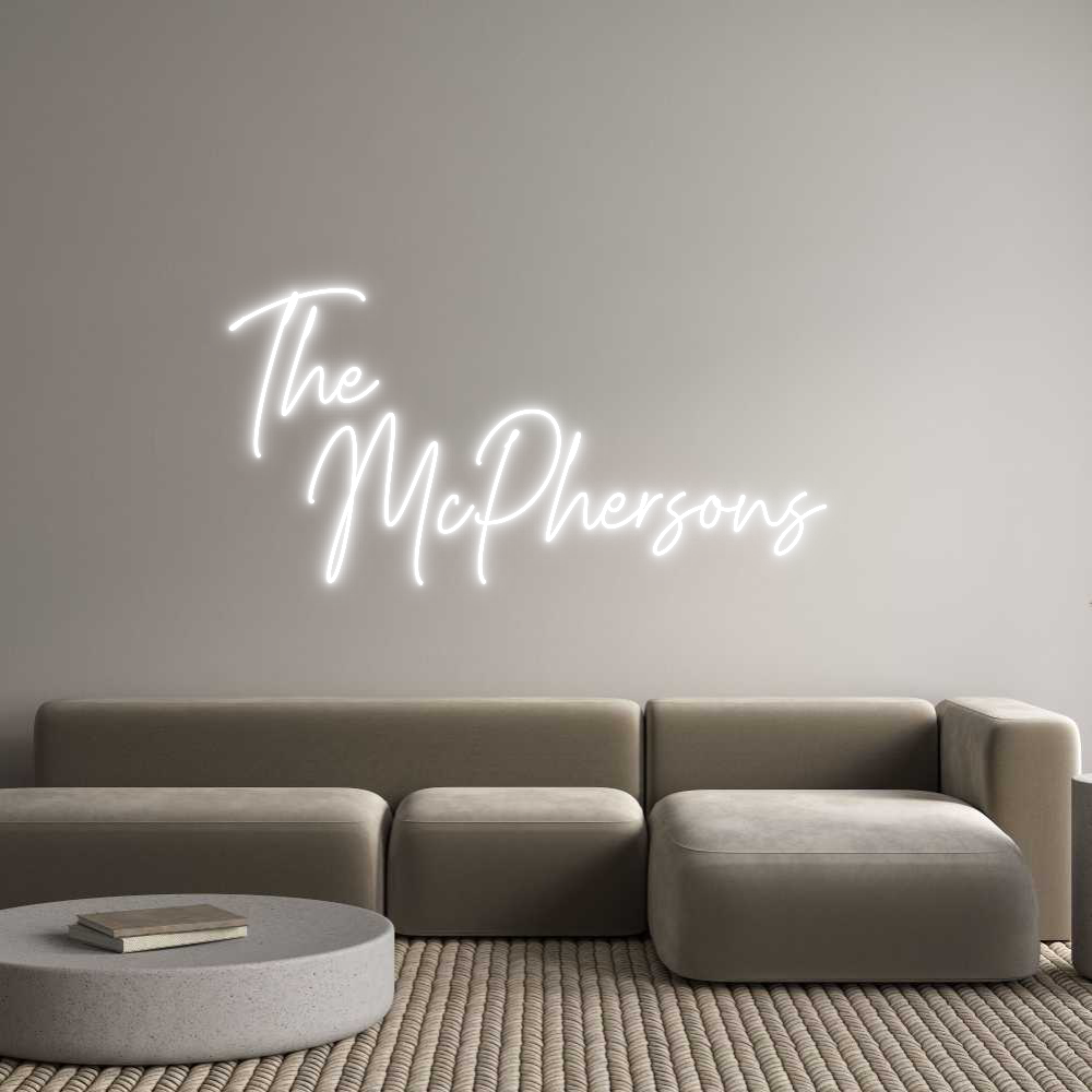 Custom Neon Text - The  
  McPh...