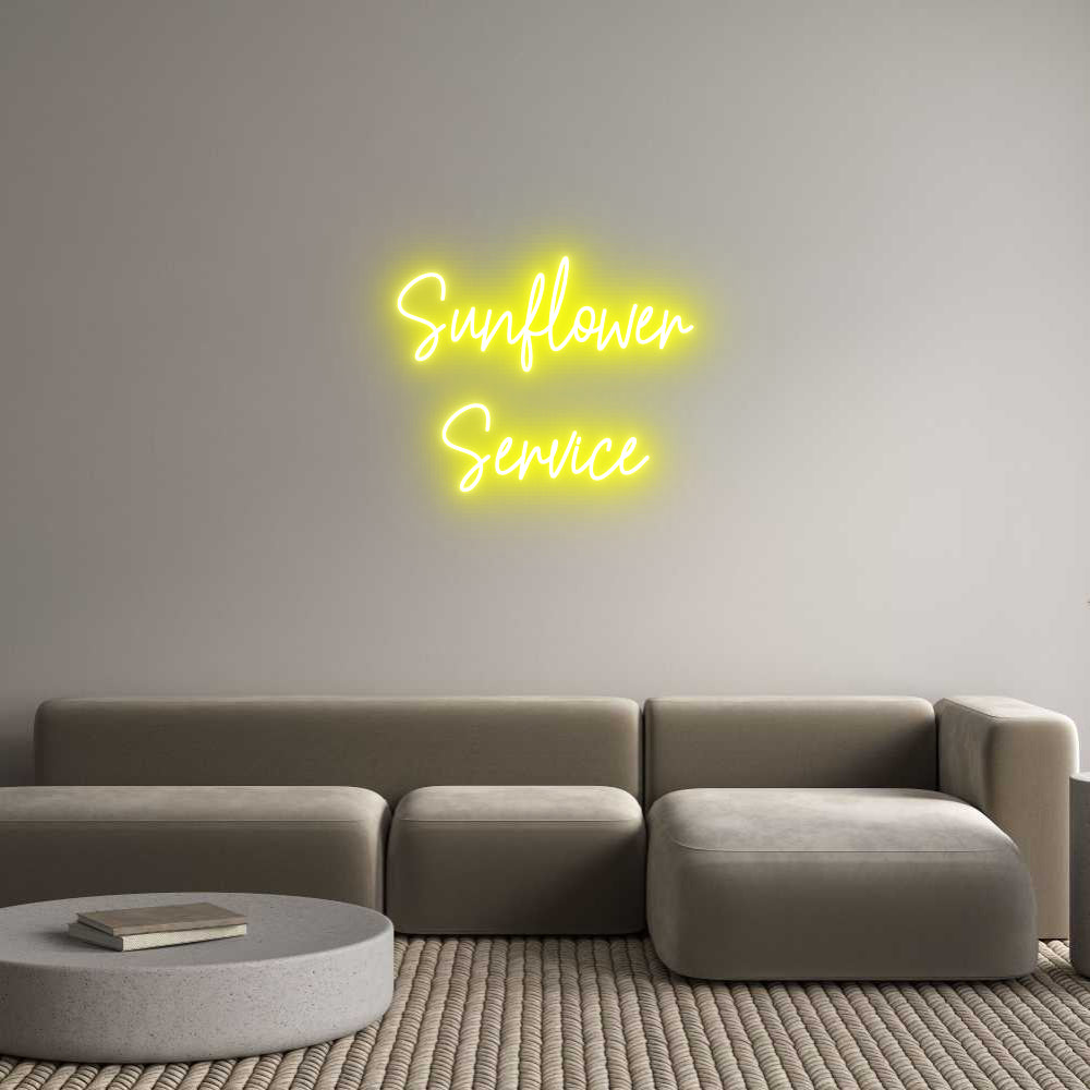 Custom Neon Text- Sunflower
Se...