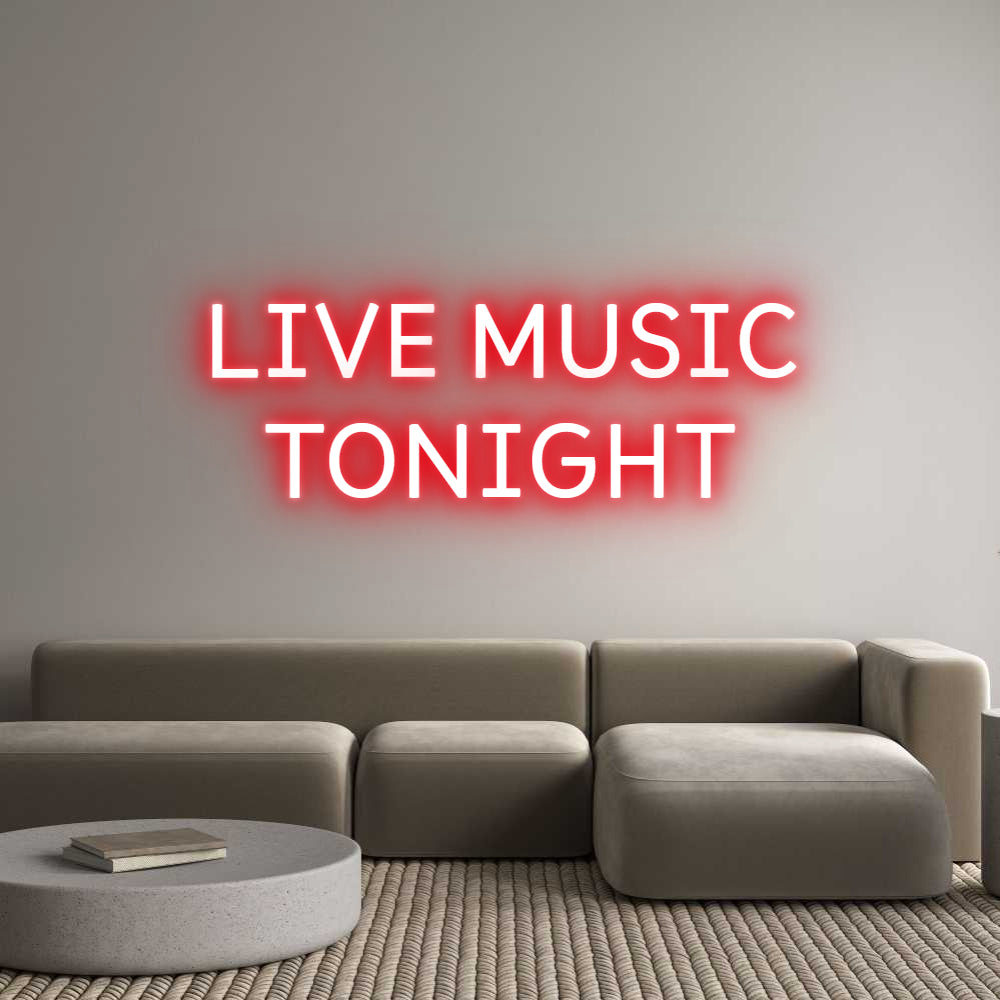 Custom Neon Text - LIVE MUSICT ...