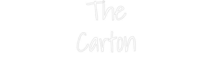 Custom Neon Text - TheCarton