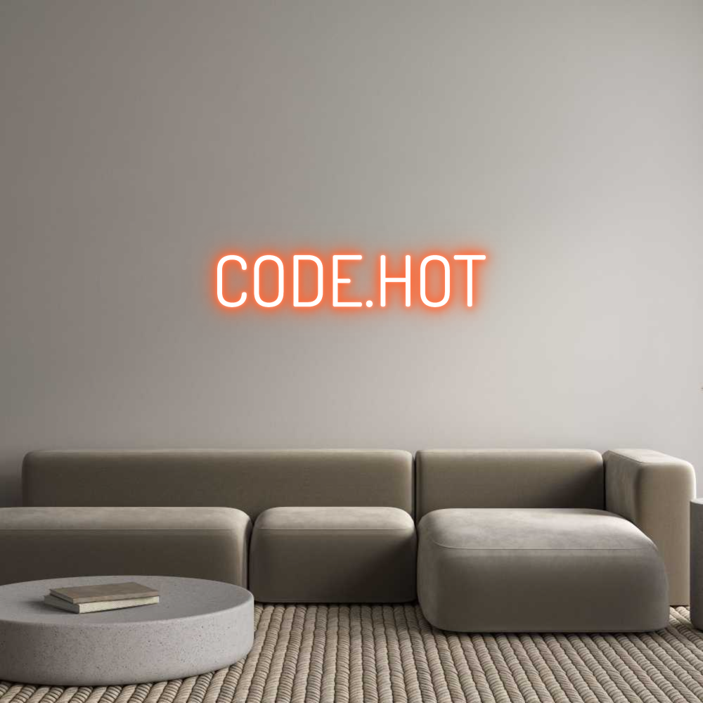 Custom Neon Text - CODE.HOT