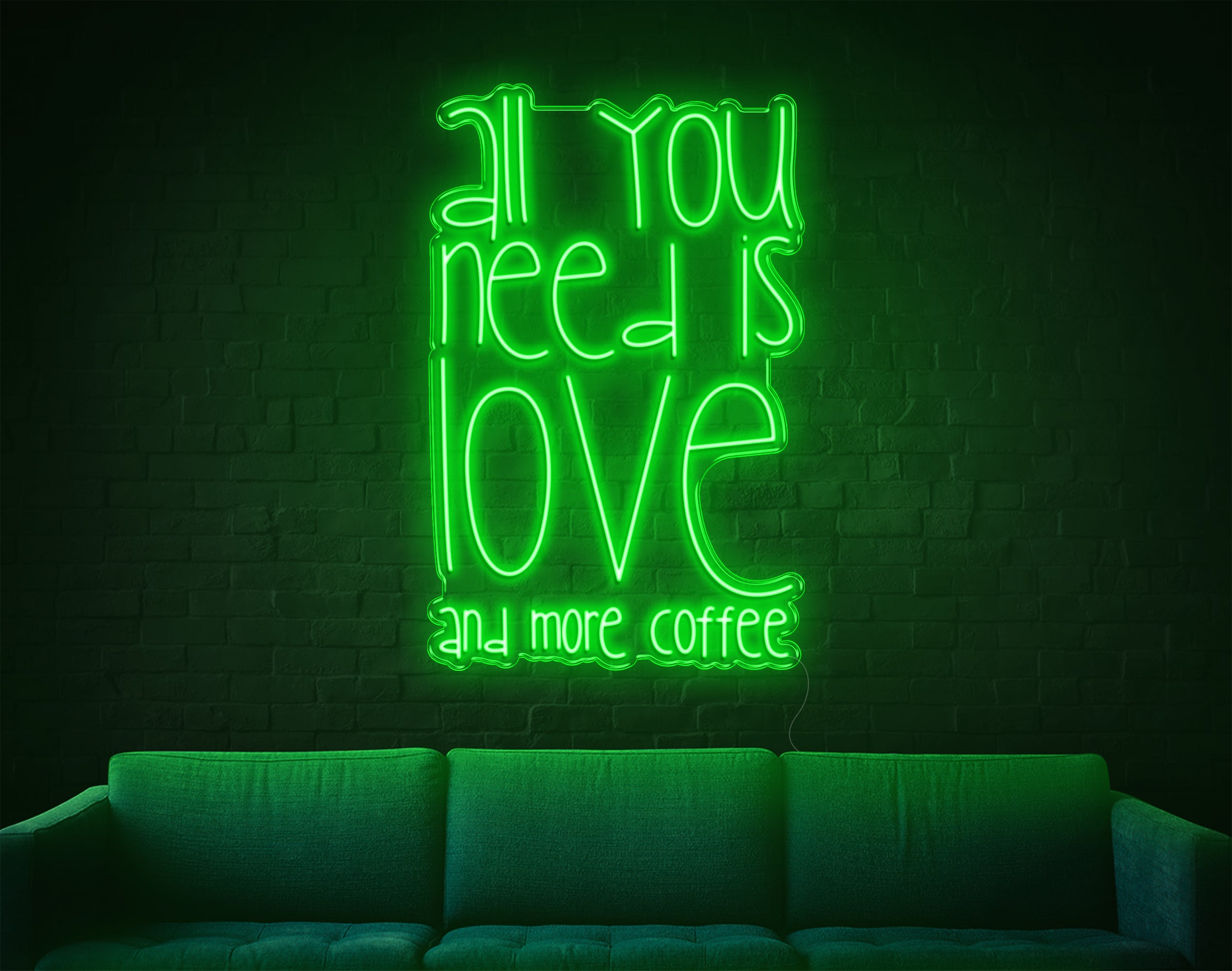 All You Need Is Love V1 LED Neon Sign