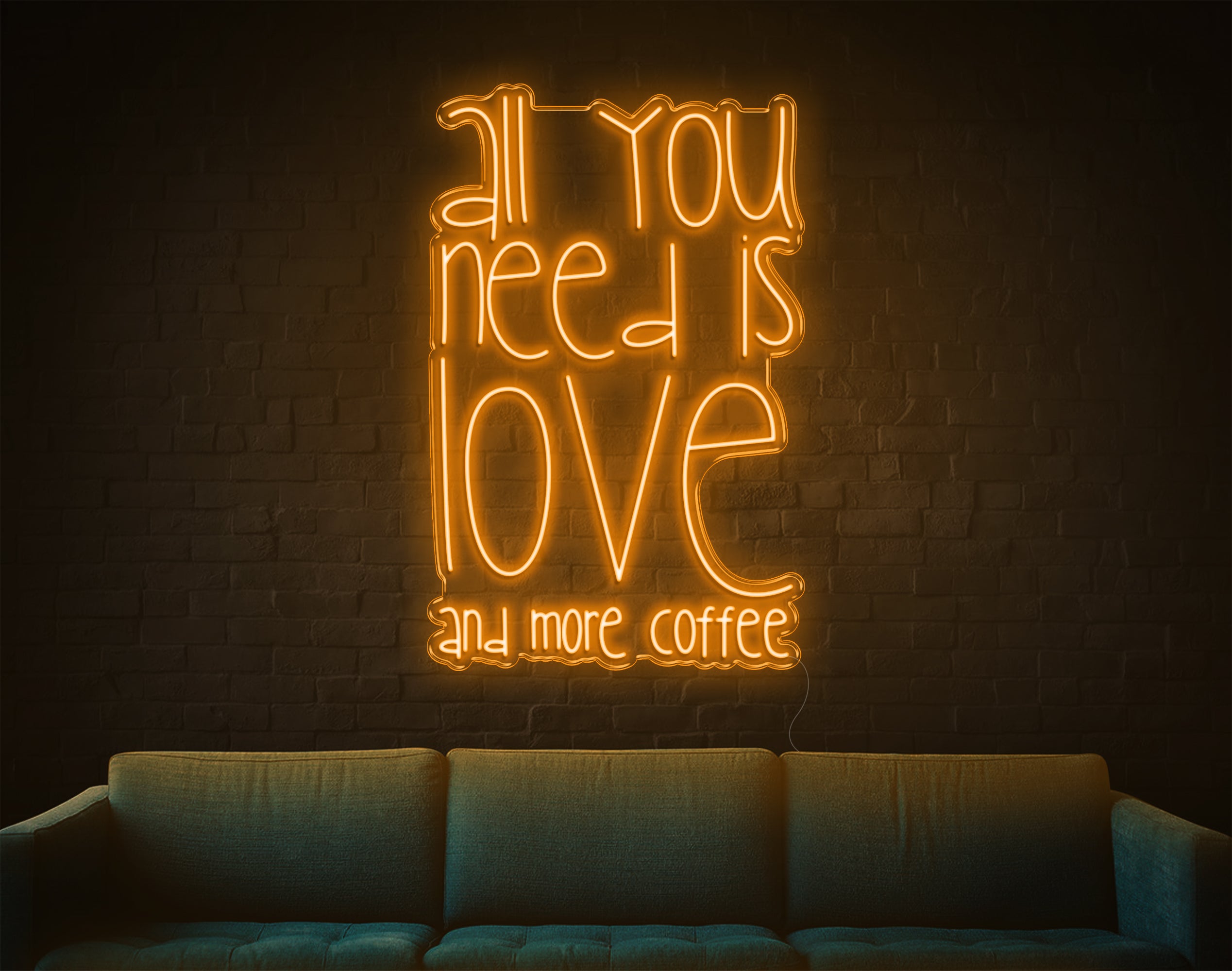 All You Need Is Love V1 LED Neon Sign