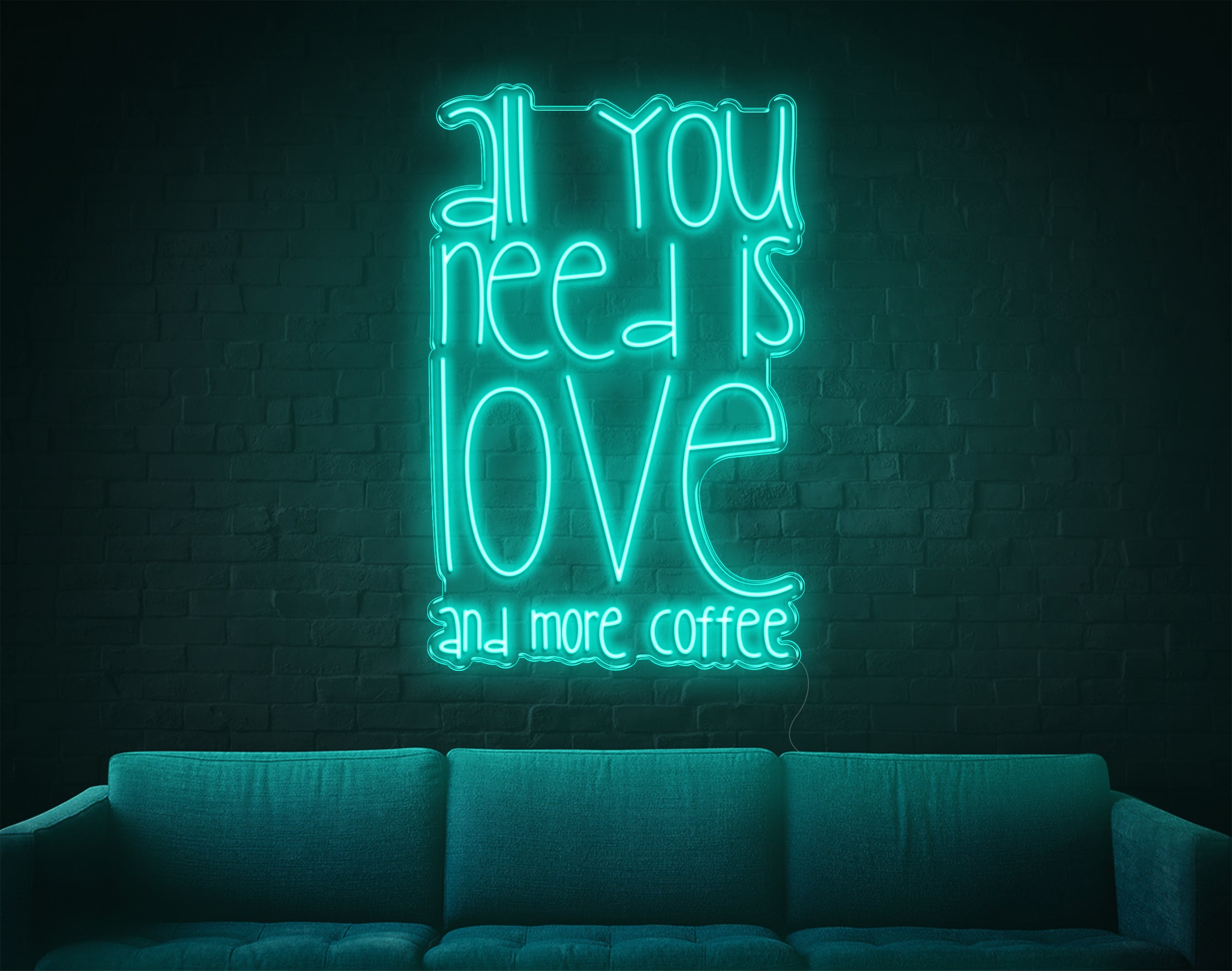 All You Need Is Love V1 LED Neon Sign