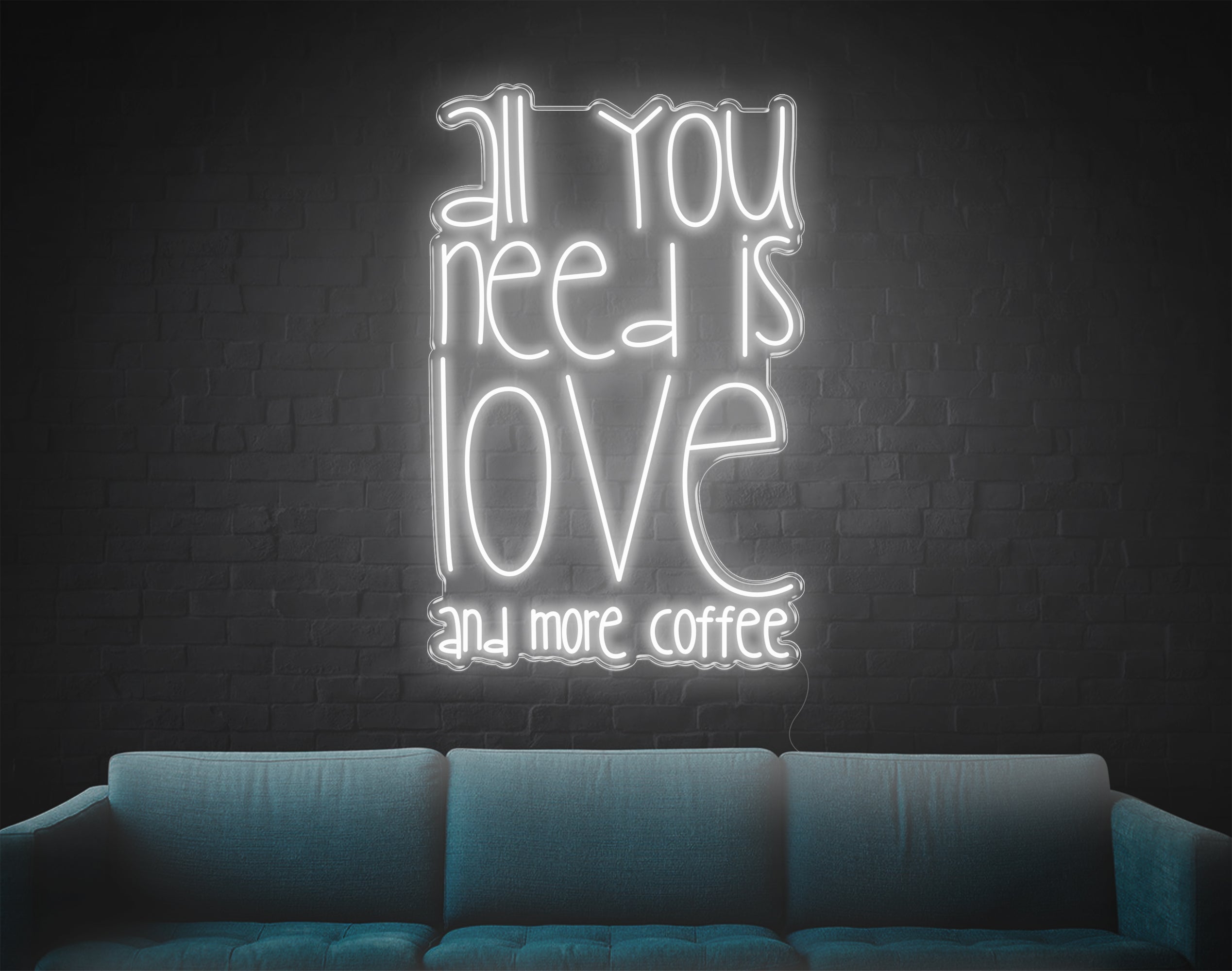 All You Need Is Love V1 LED Neon Sign