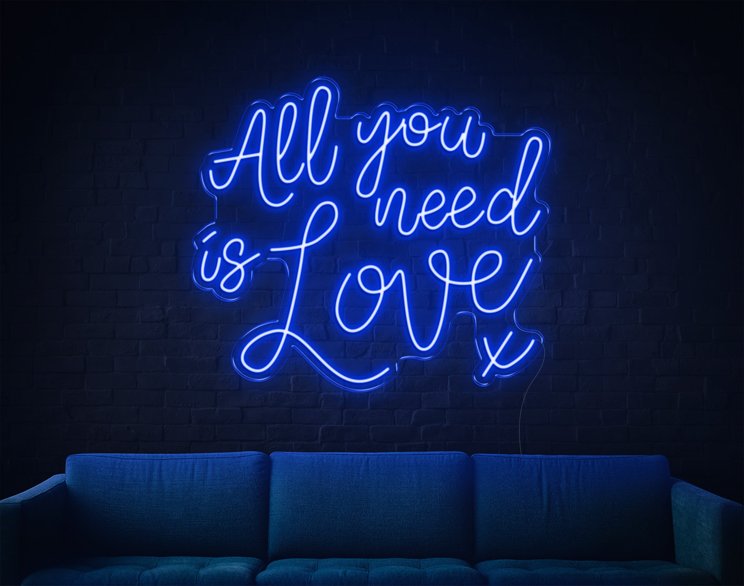 All You Need Is Love V2 LED Neon Sign