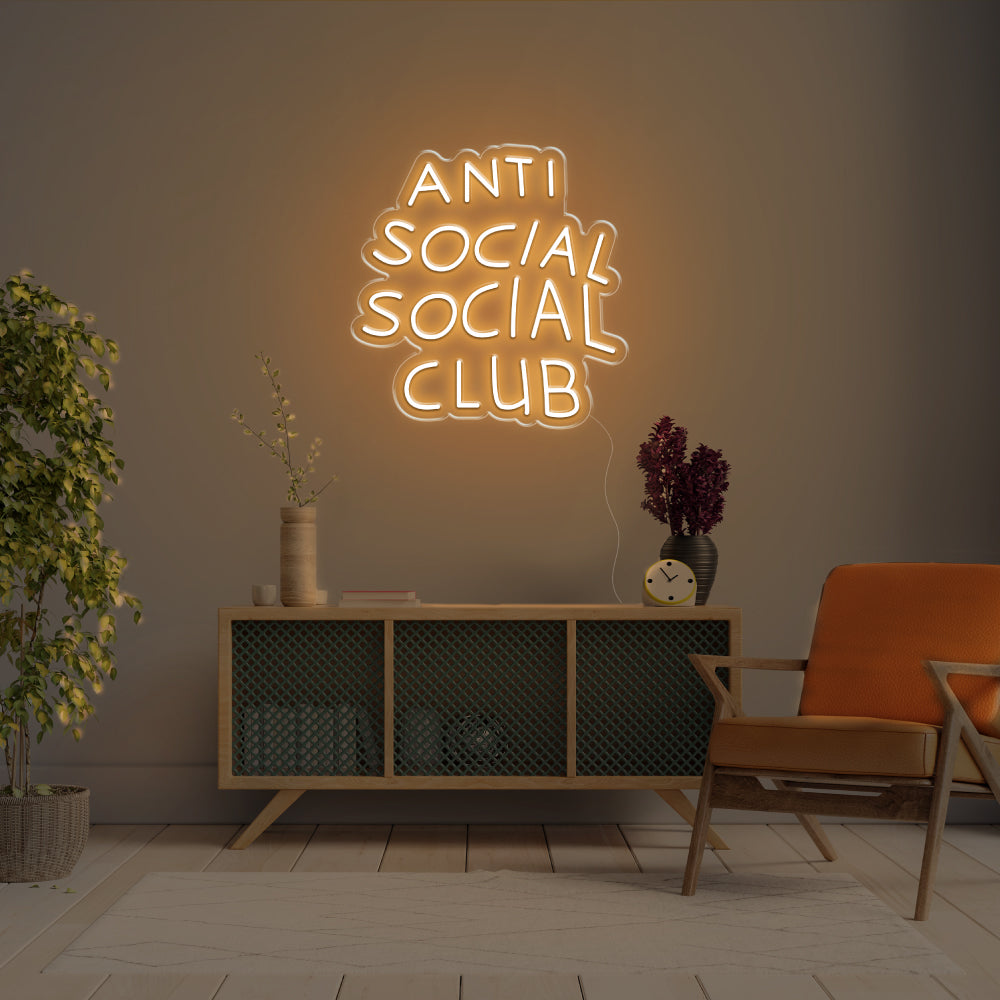 Neon anti social social club sale