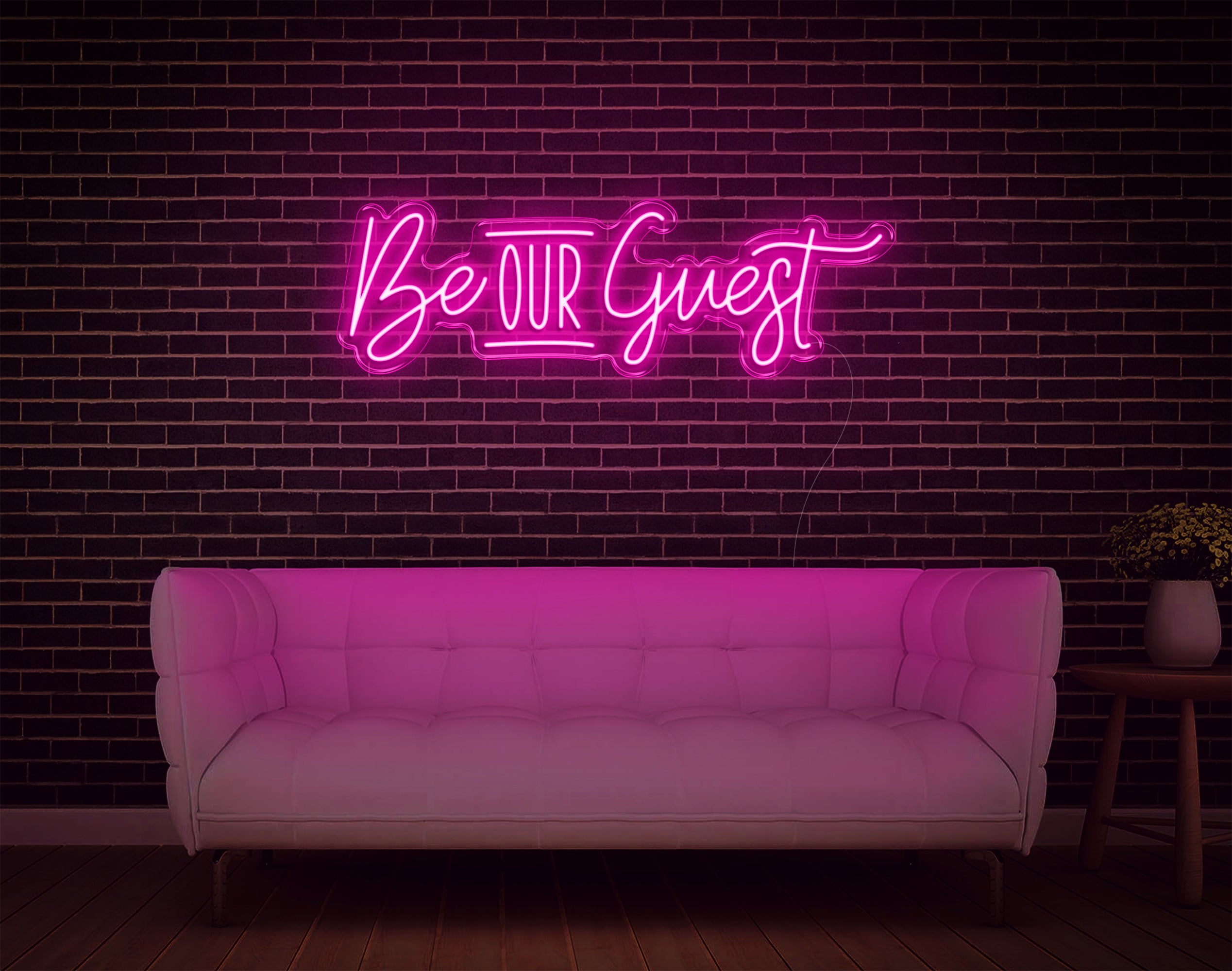 Be Our Guest LED Neon Sign