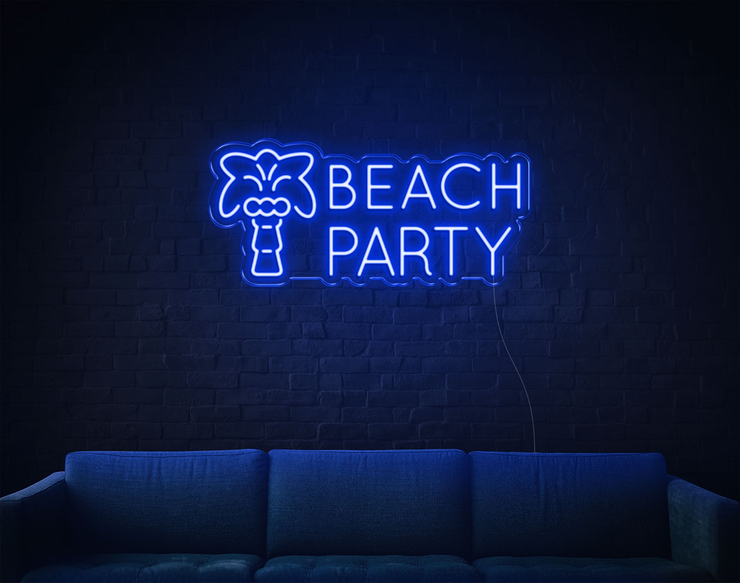 Beach Party LED Neon Sign