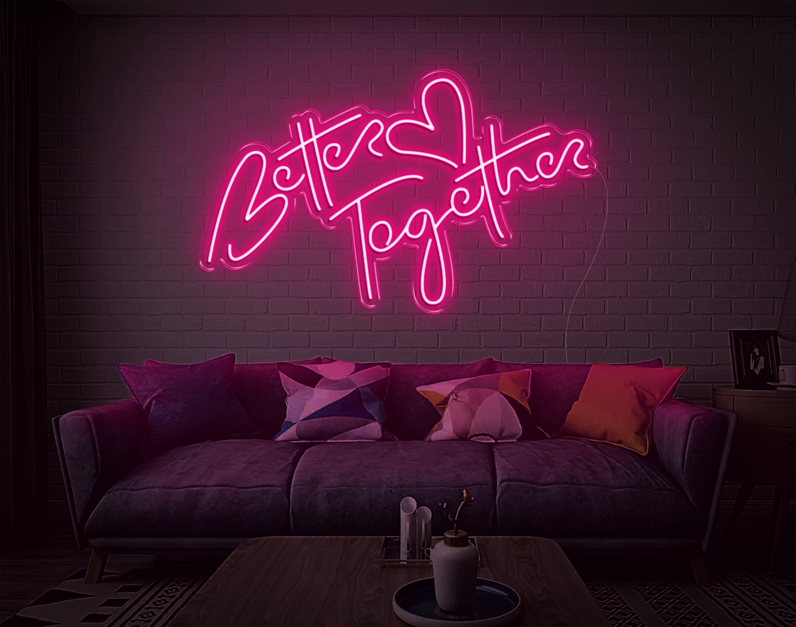 Better Together LED Neon Sign