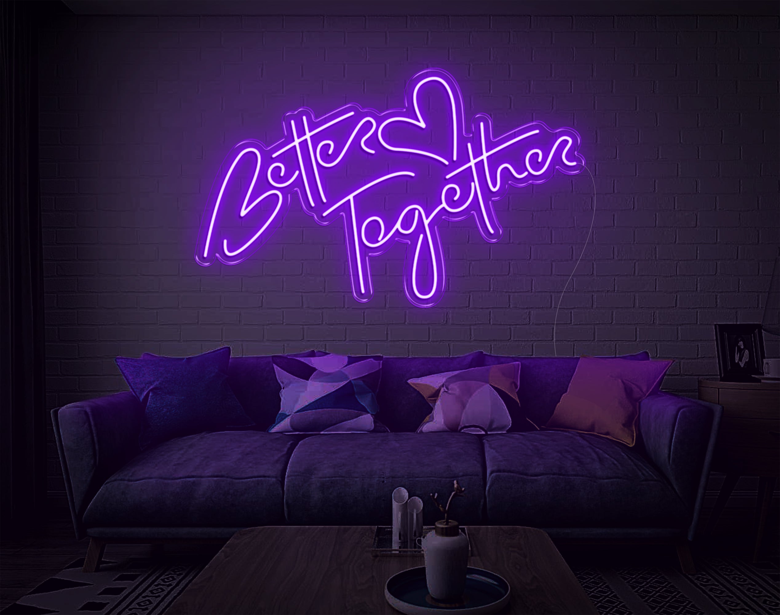 Better Together LED Neon Sign