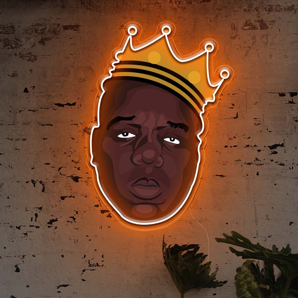 Biggie Neon Art