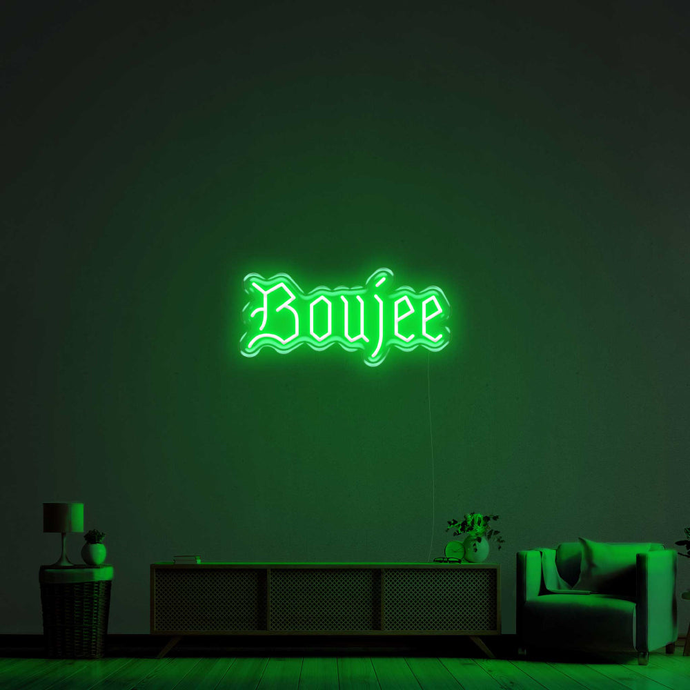 Boujee LED Neon Sign