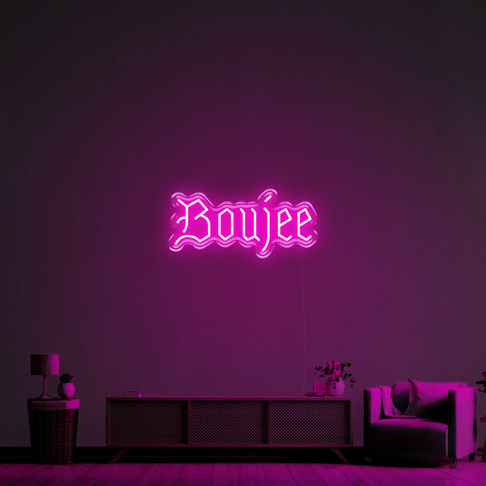 Boujee LED Neon Sign