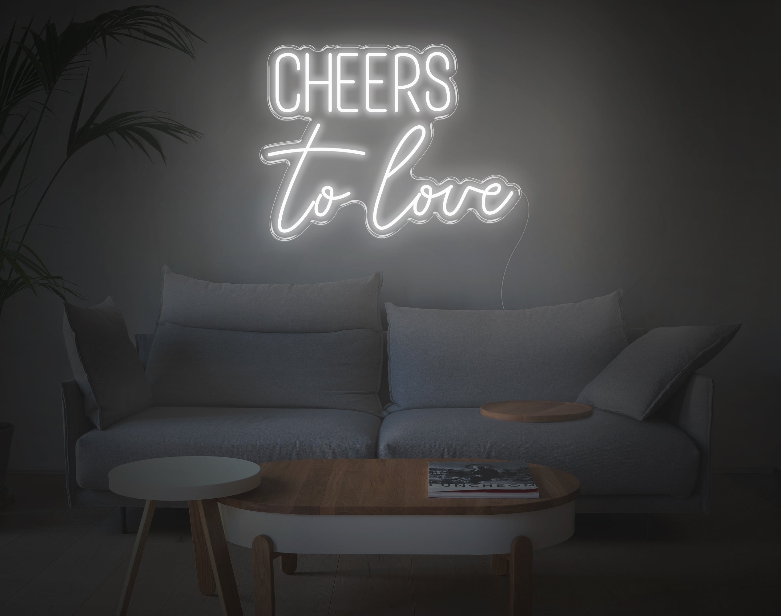 Cheers To Love LED Neon Sign