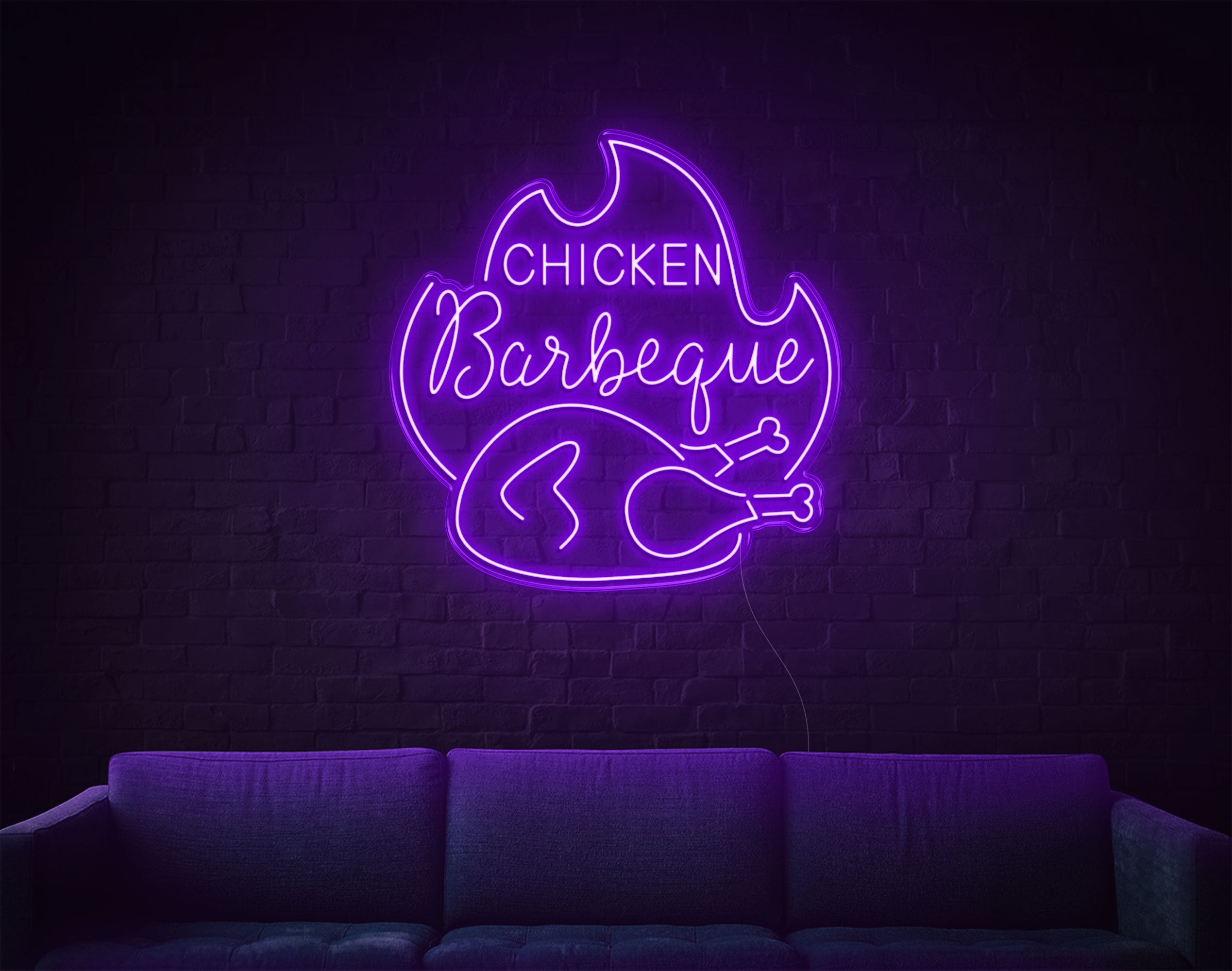 Chicken Bbq LED Neon Sign