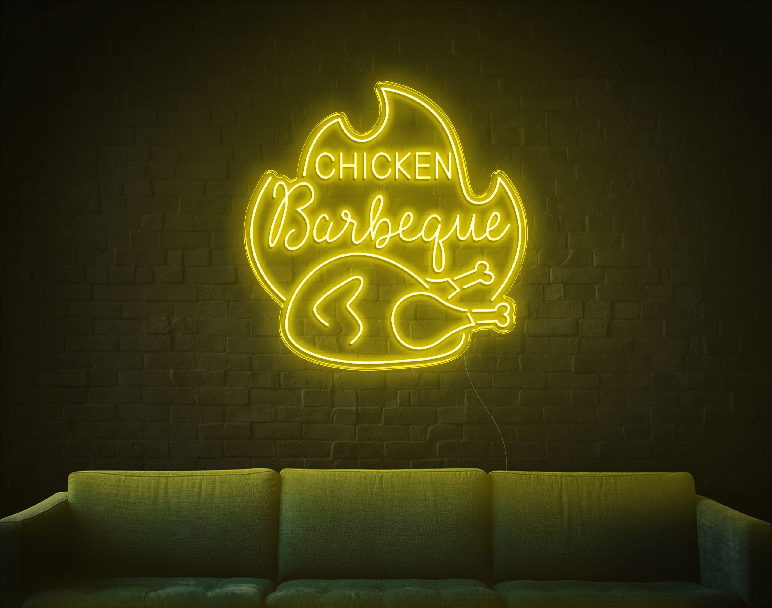 Chicken Bbq LED Neon Sign