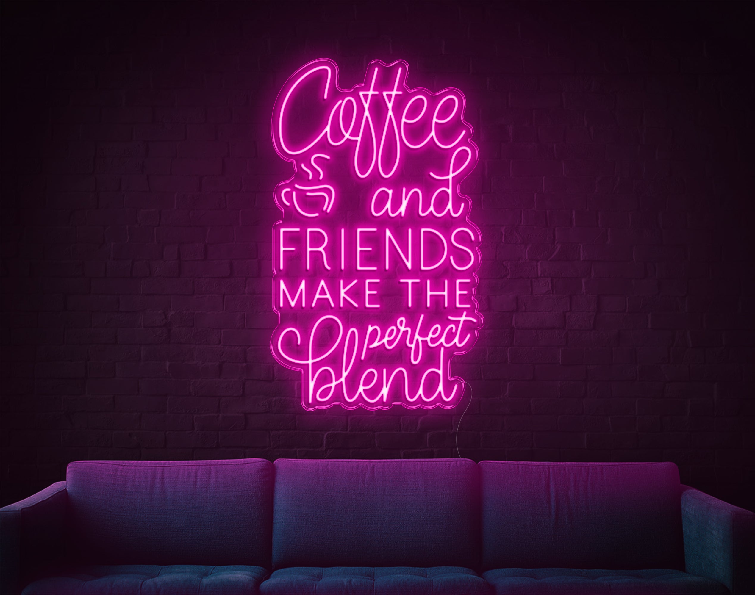 Coffee deals neon light