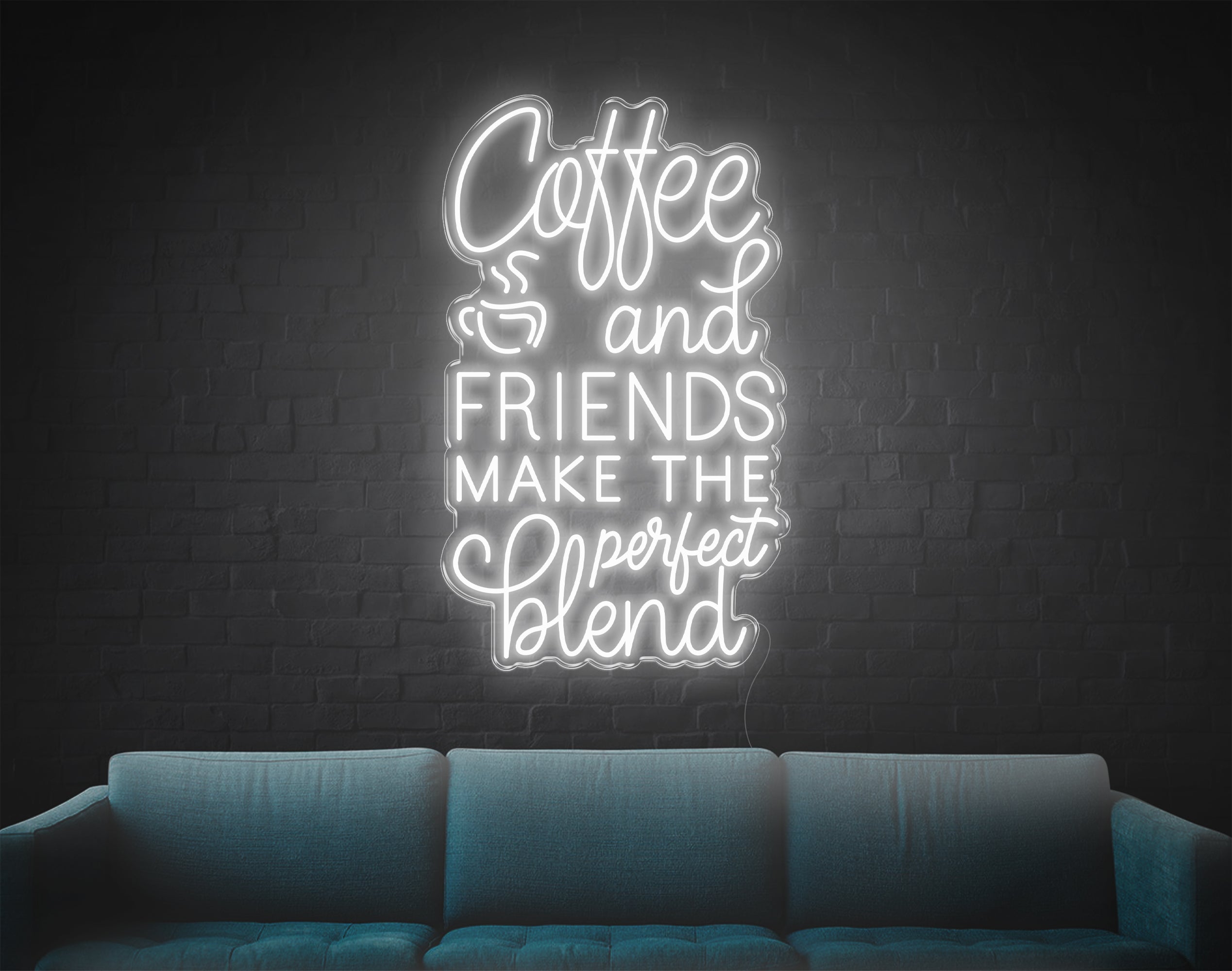 Coffee And Friends LED Neon Sign