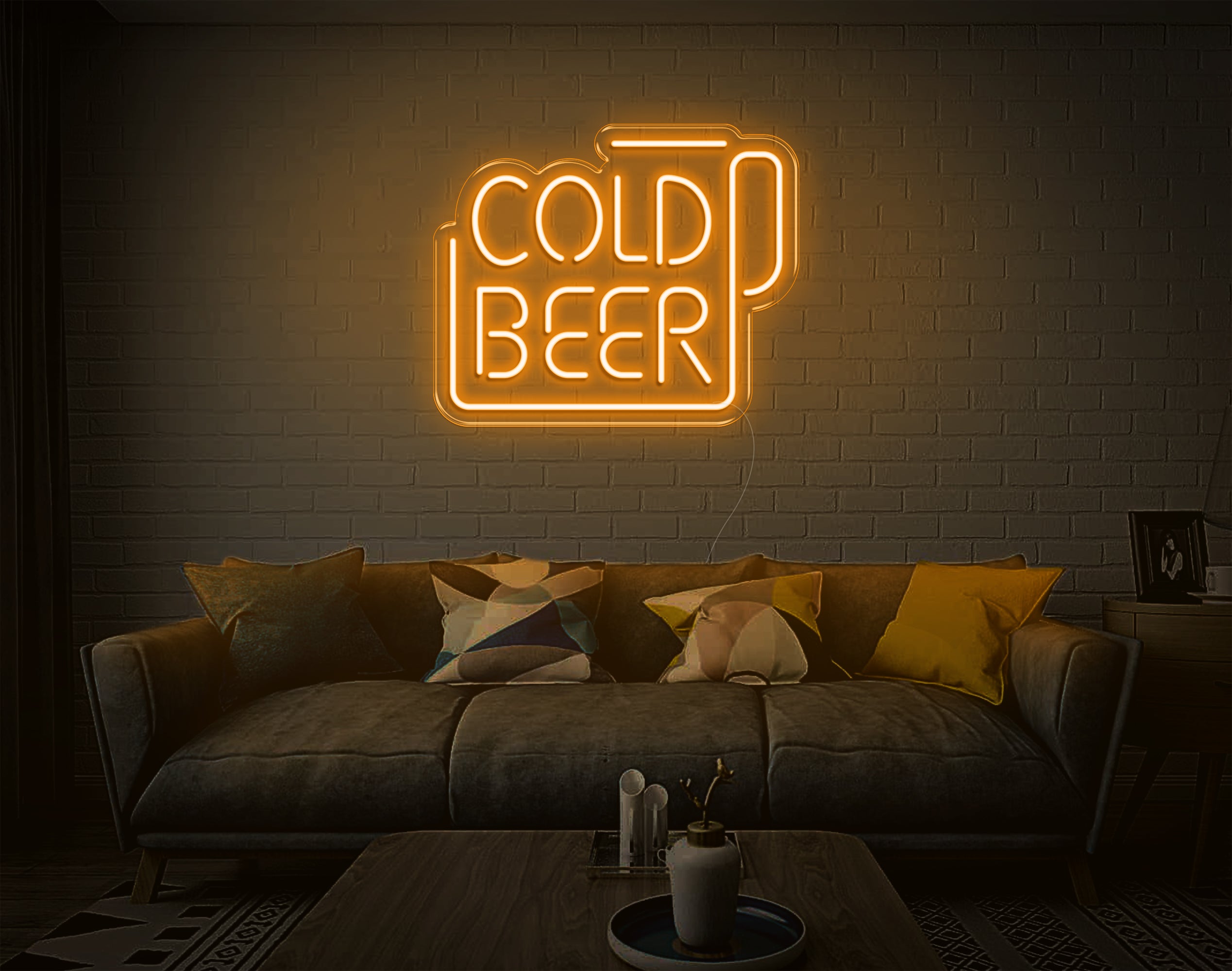 Cold Beer LED Neon Sign