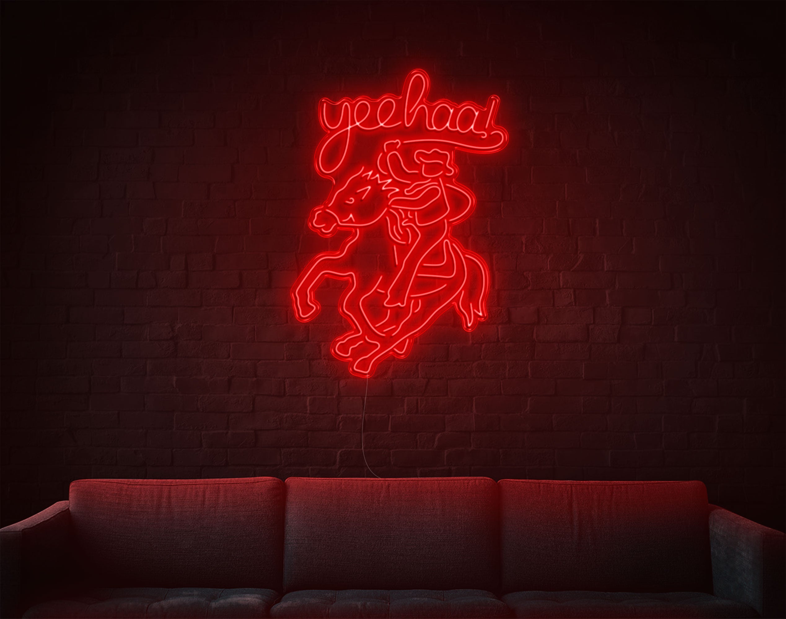 Cowboy LED Neon Sign