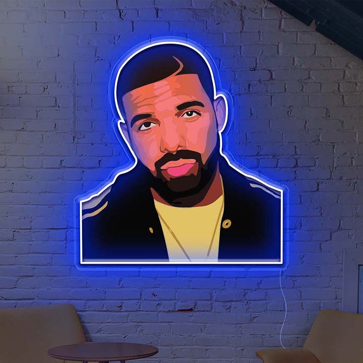 Drake Neon Art