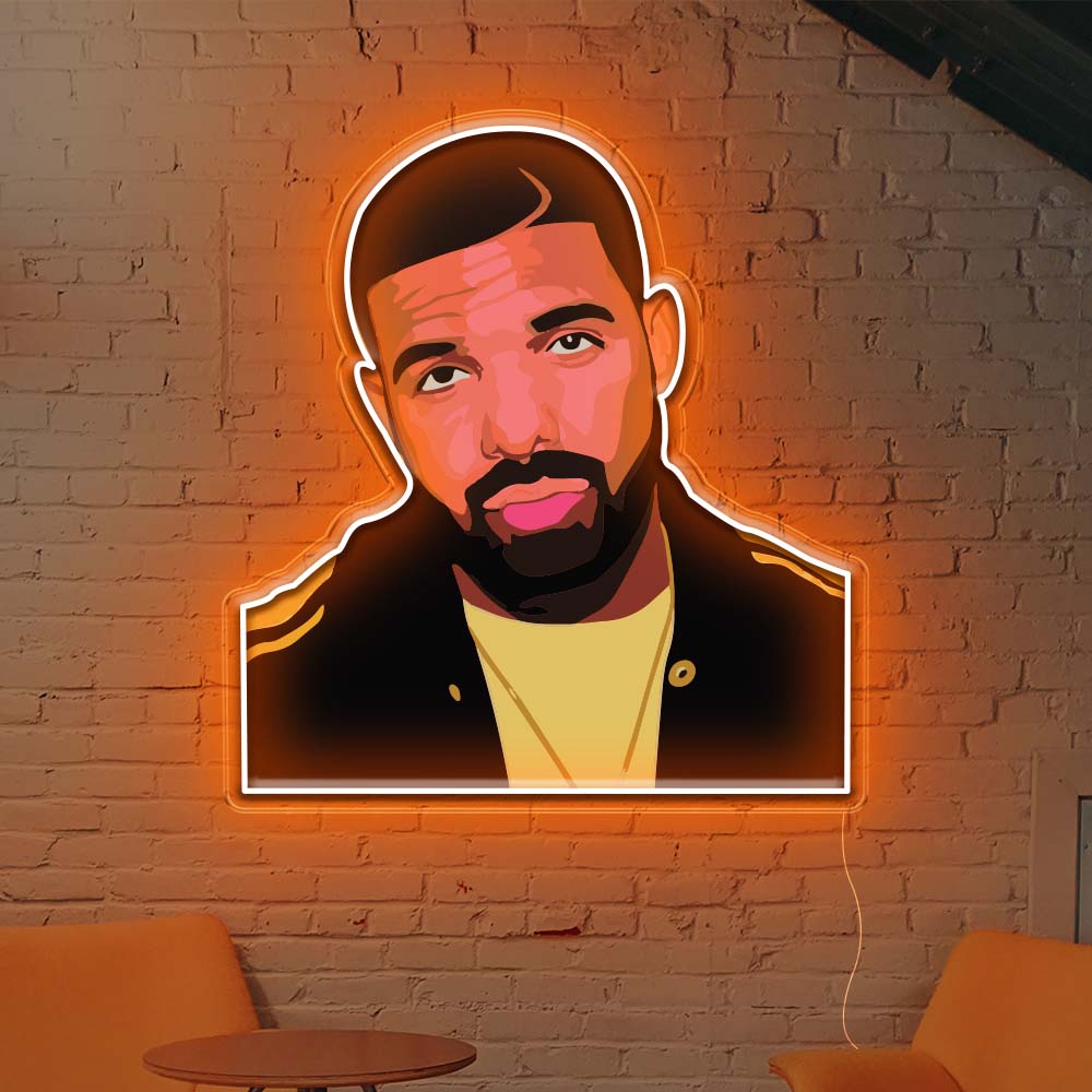 Drake Neon Art