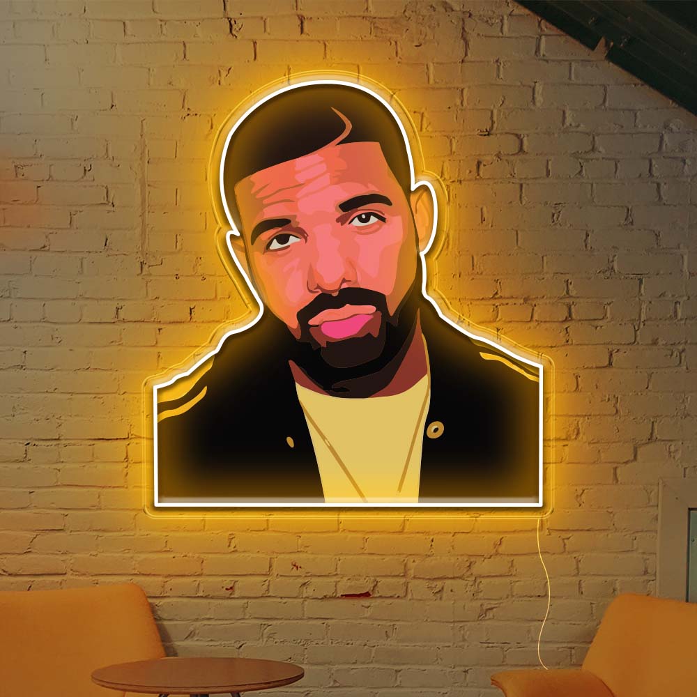 Drake Neon Art