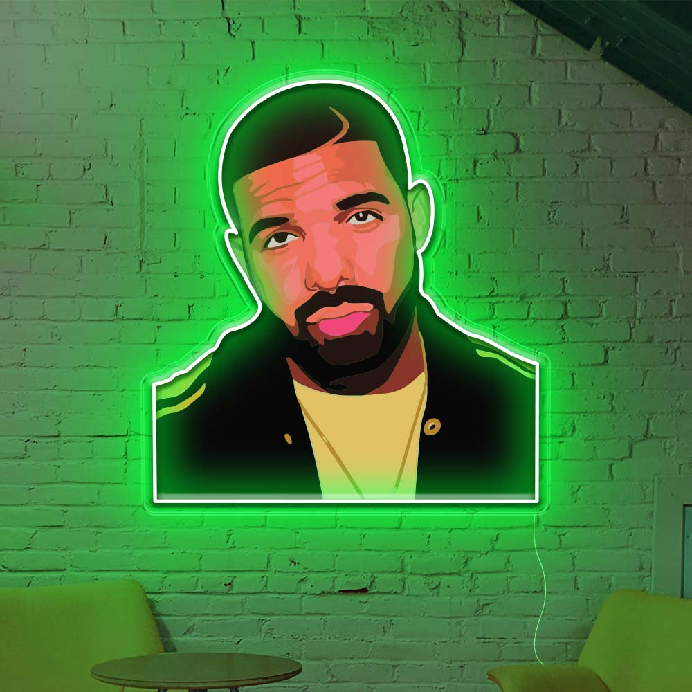 Drake Neon Art