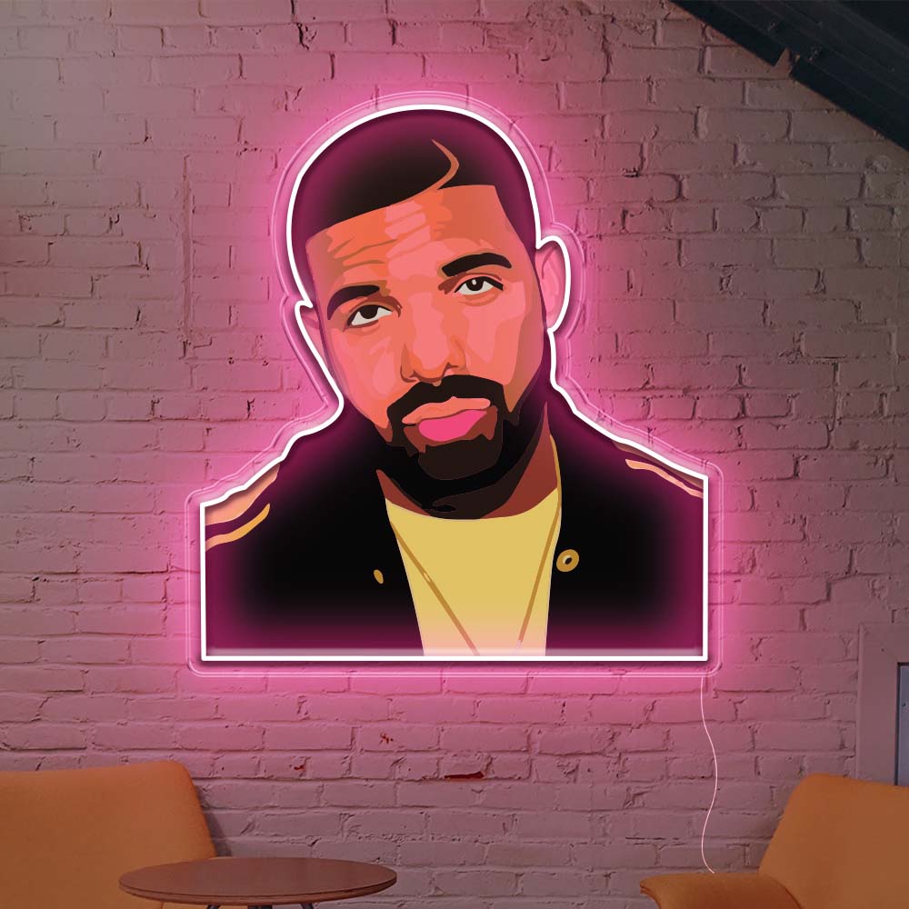 Drake Neon Art