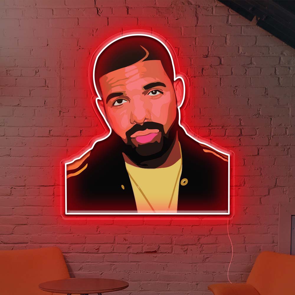 Drake Neon Art