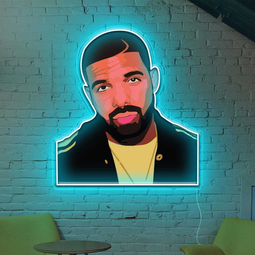 Drake Neon Art