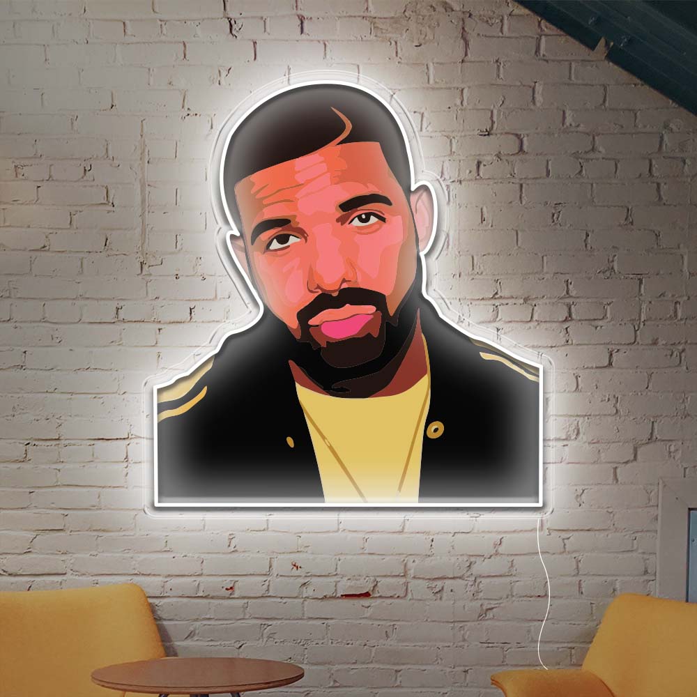 Drake Neon Art