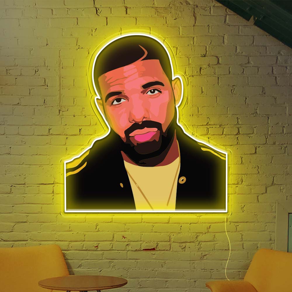 Drake Neon Art