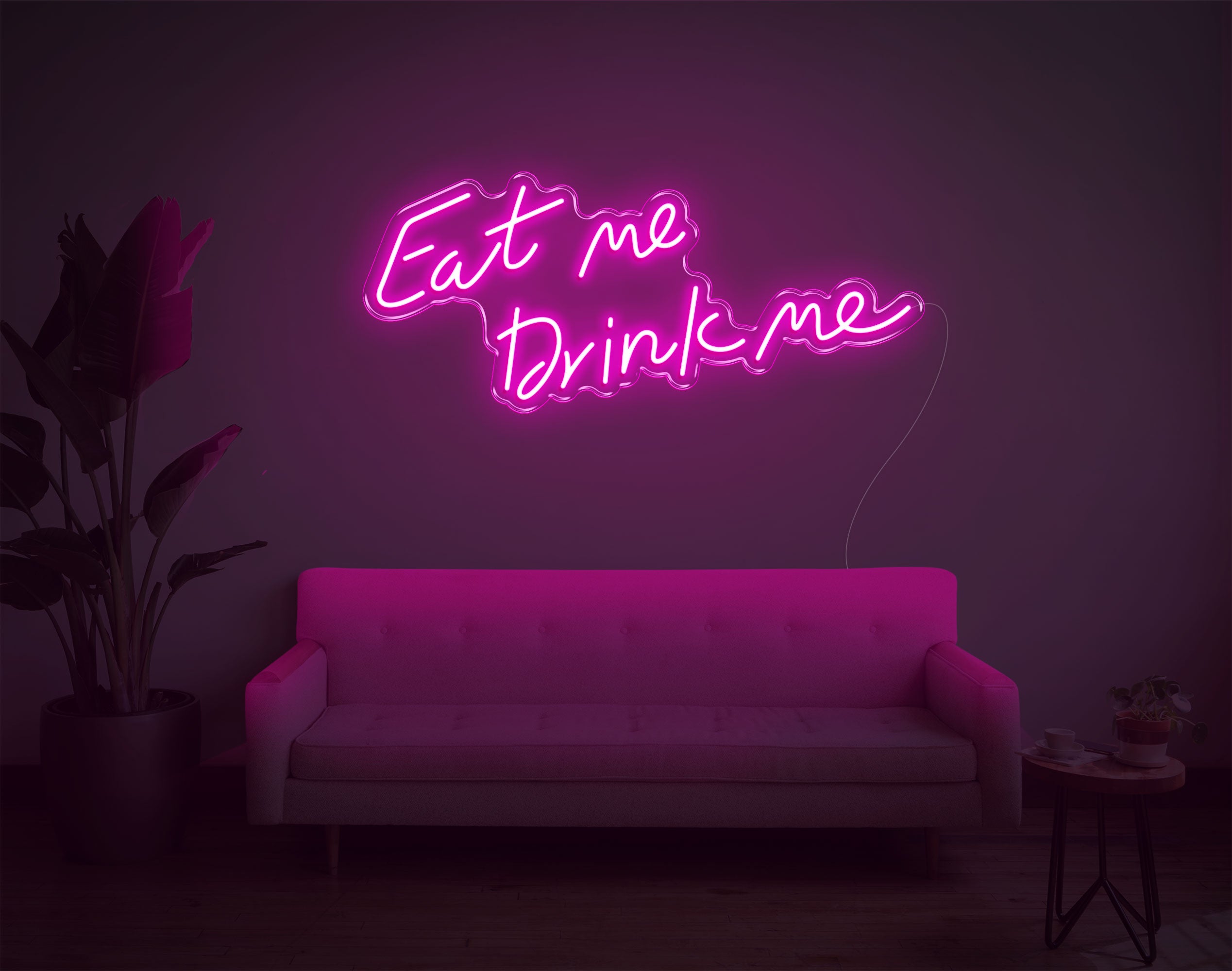 Eat Me Drink Me LED Neon Sign