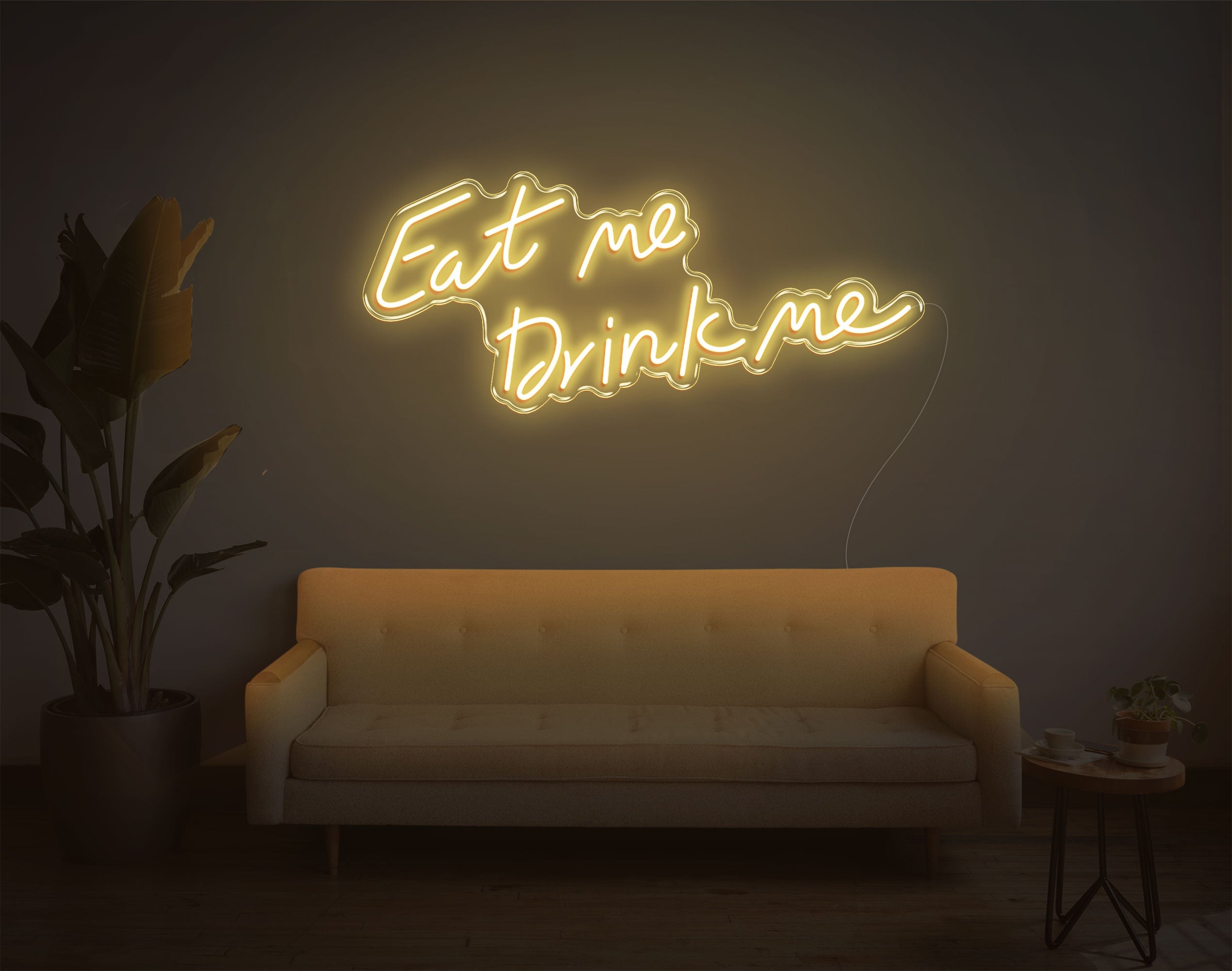 Eat Me Drink Me LED Neon Sign