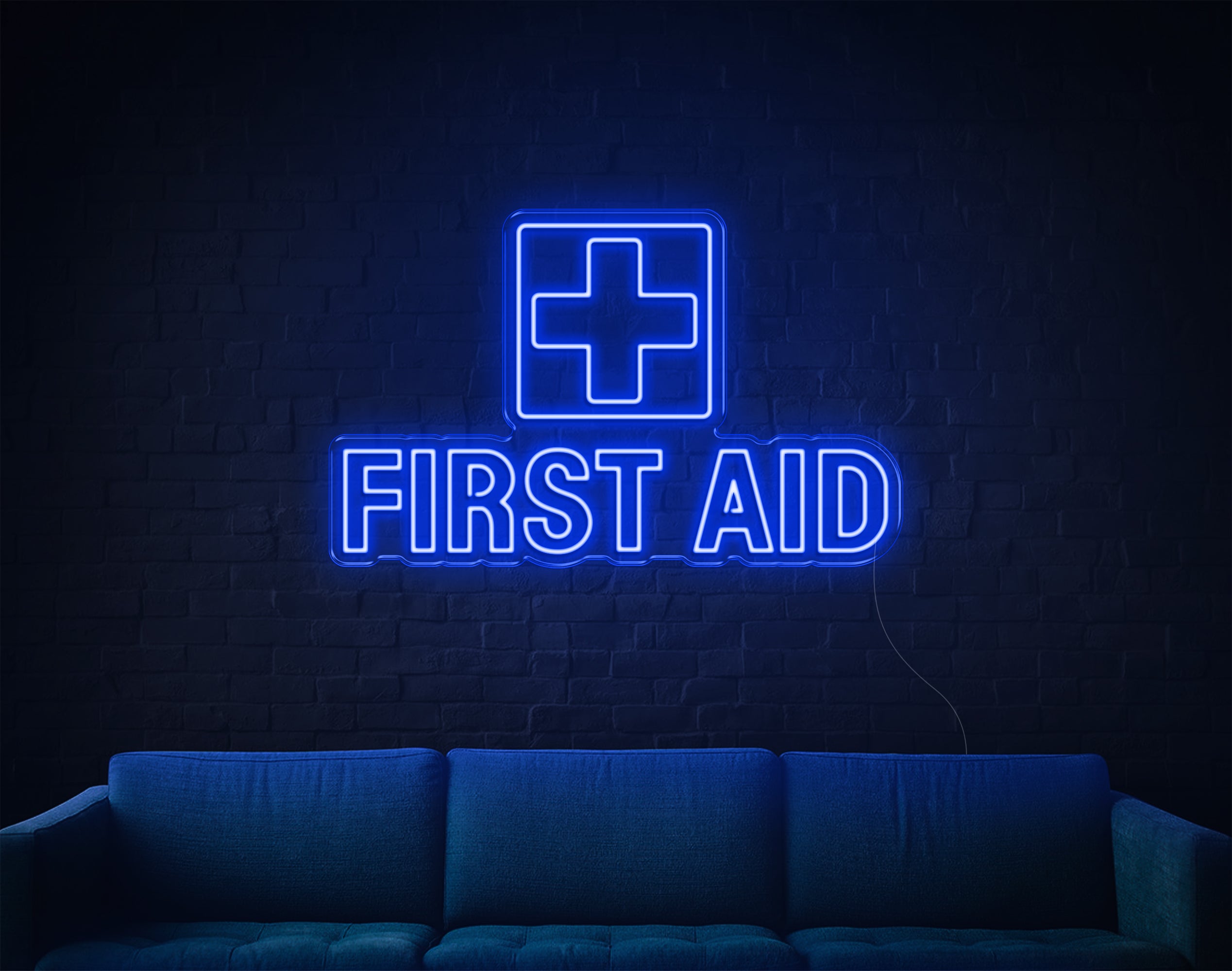 First Aid LED Neon Sign