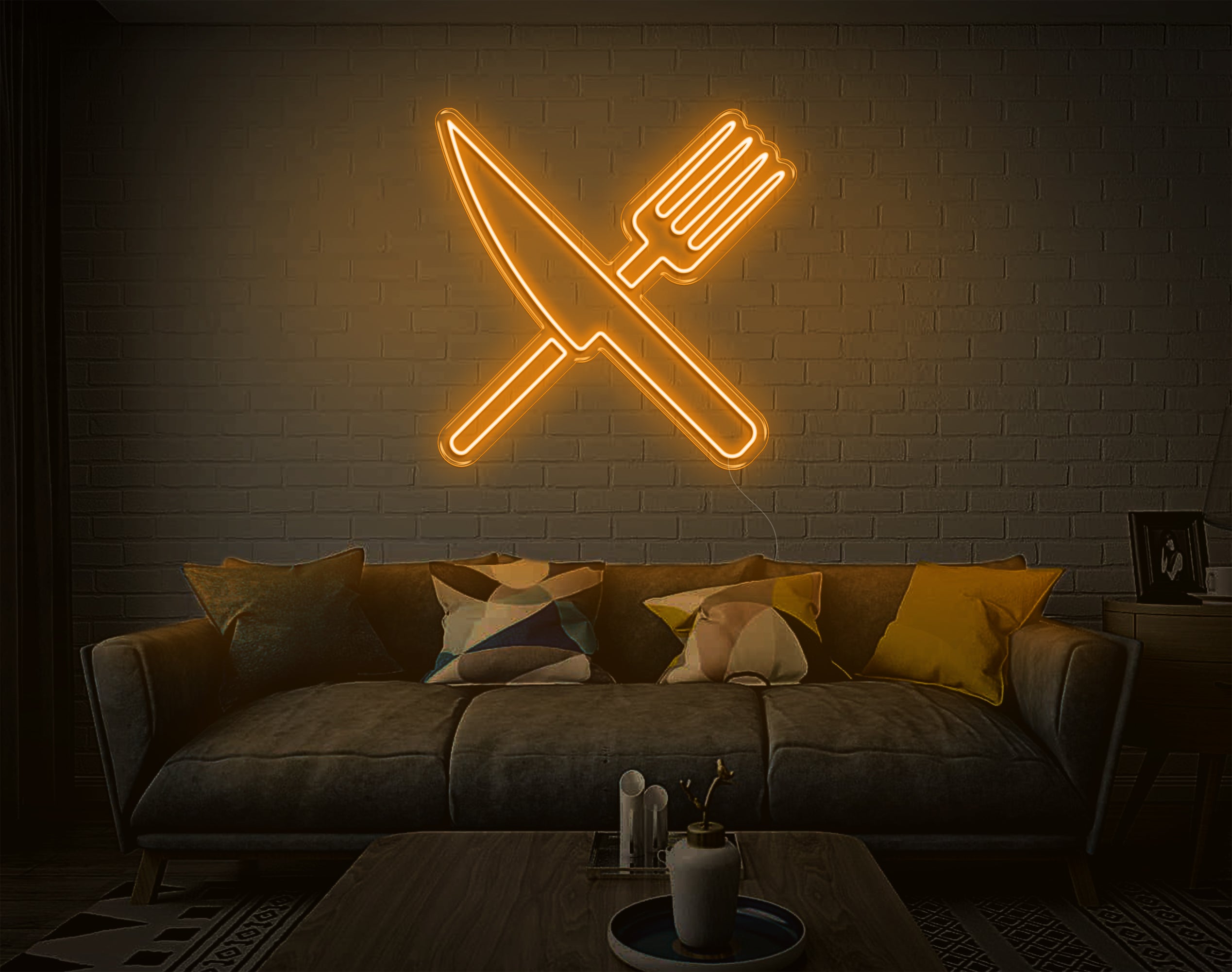 Fork And Knife LED Neon Sign