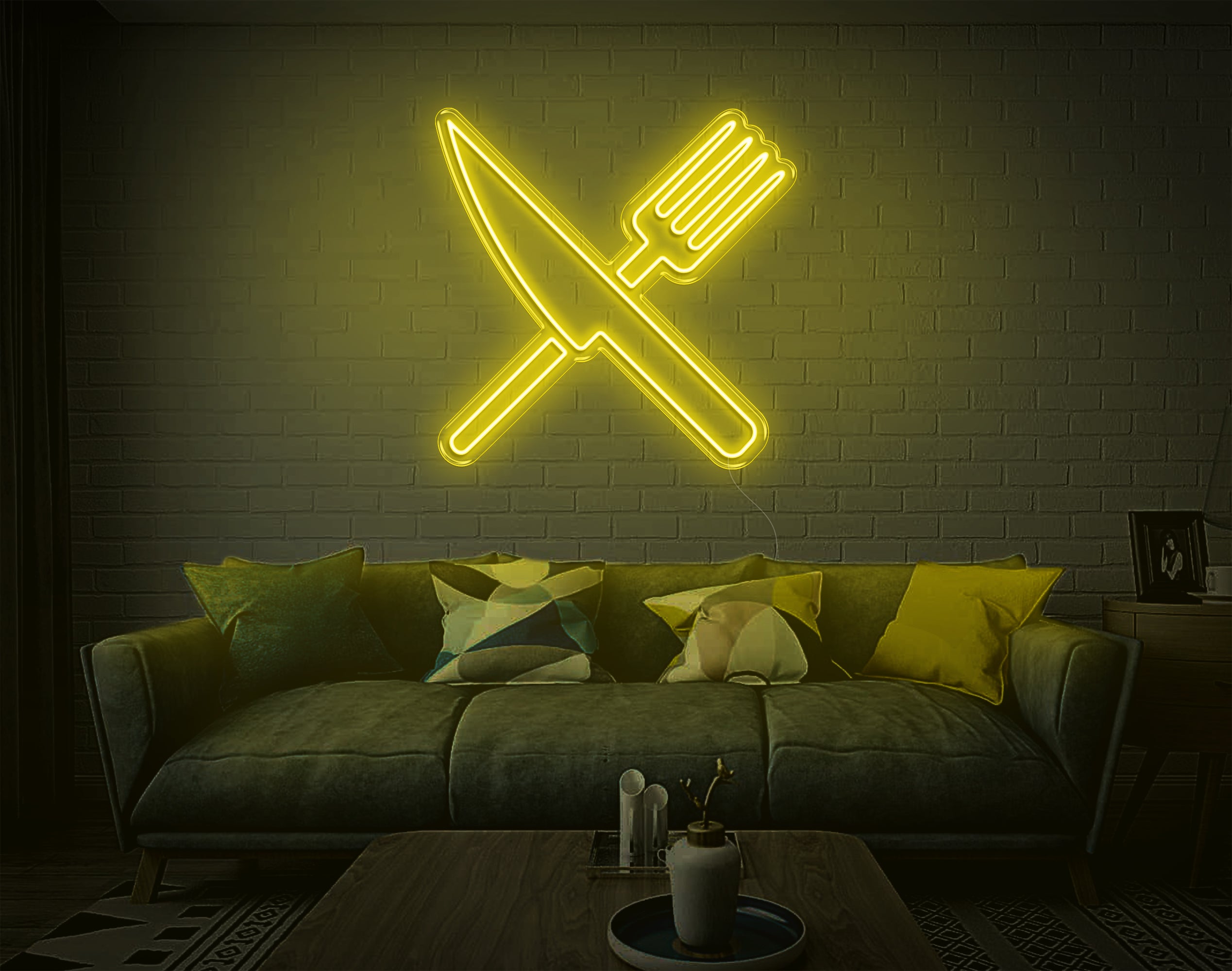 Fork And Knife LED Neon Sign