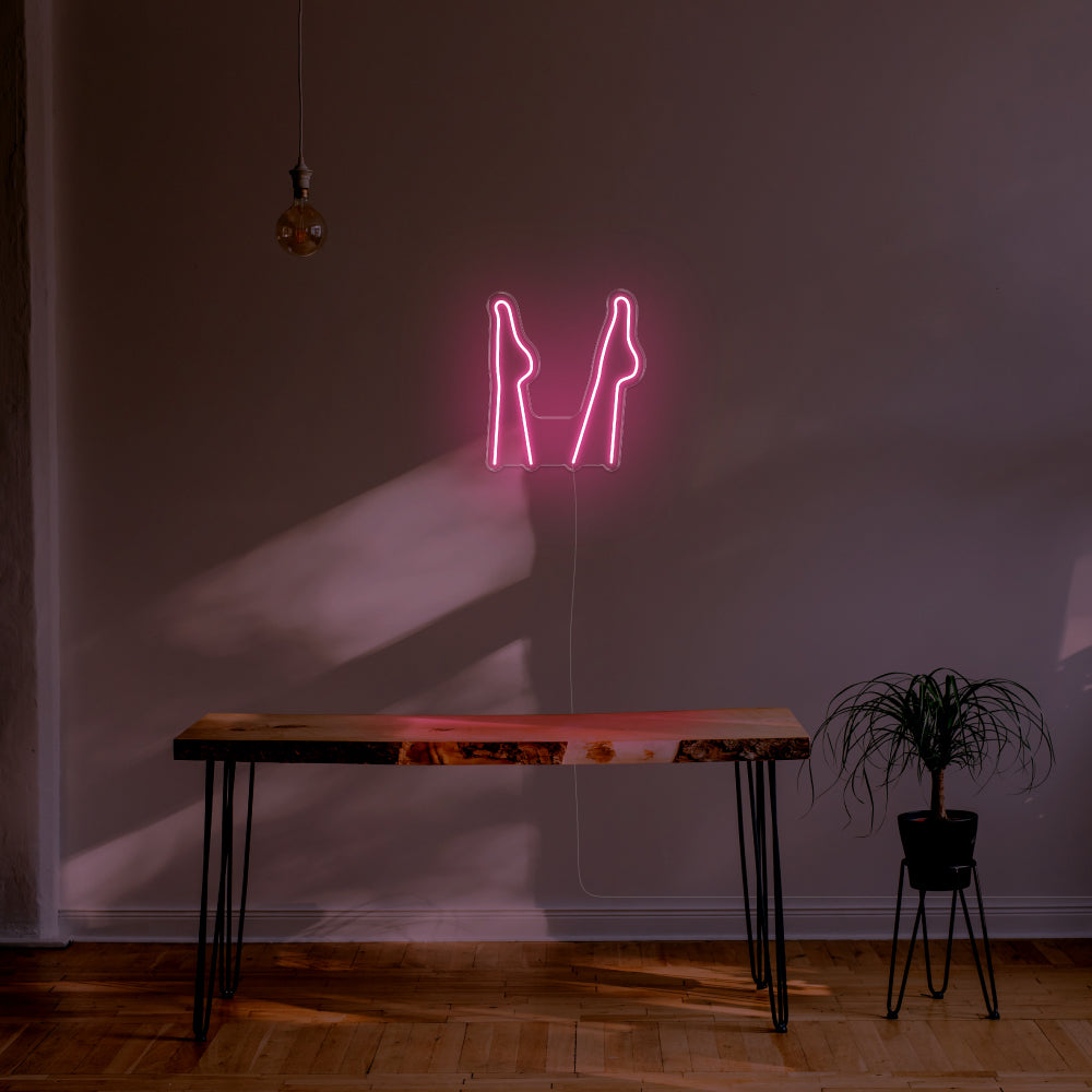 Legs LED Neon Sign