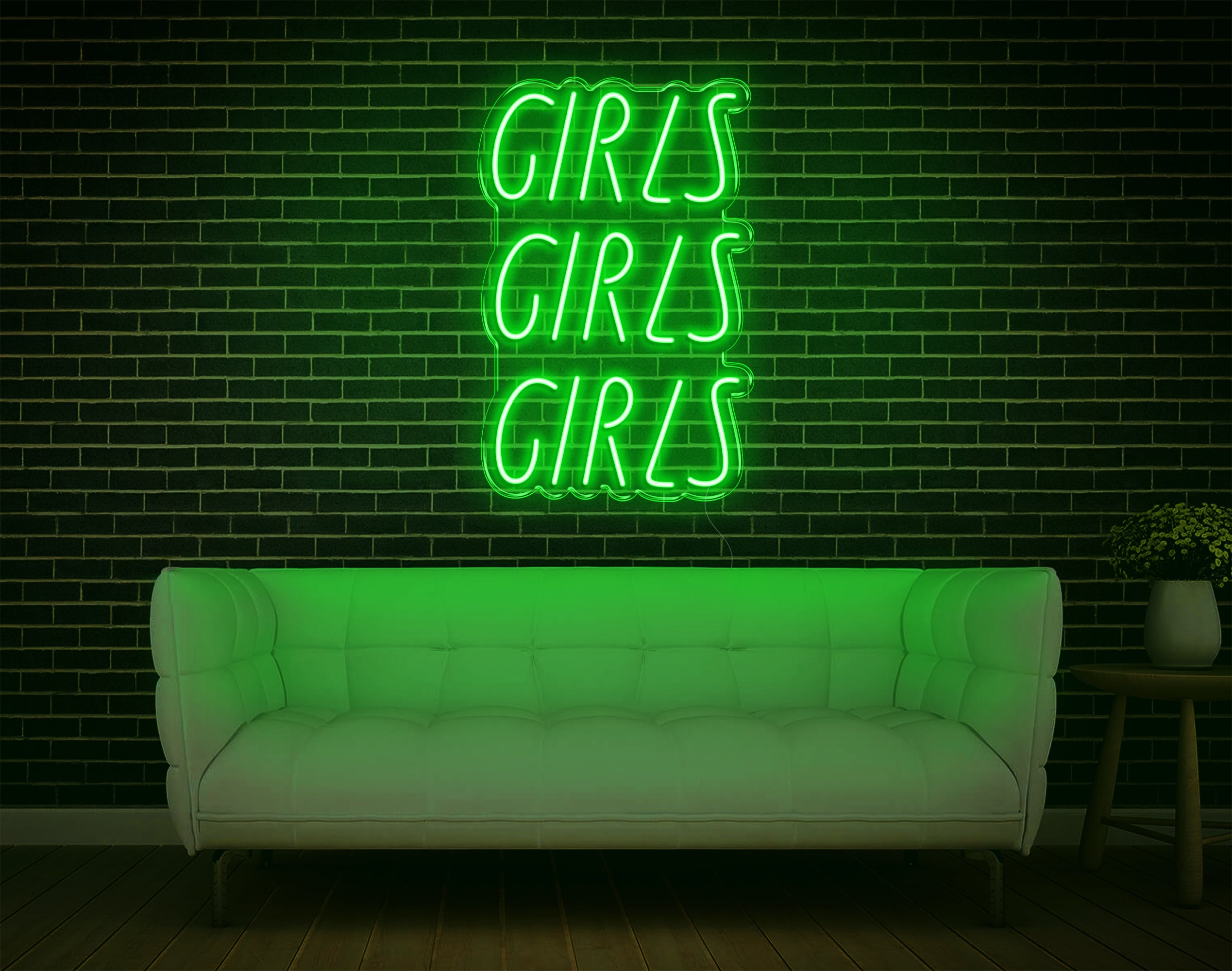 Girls Girls Girls LED Neon Sign