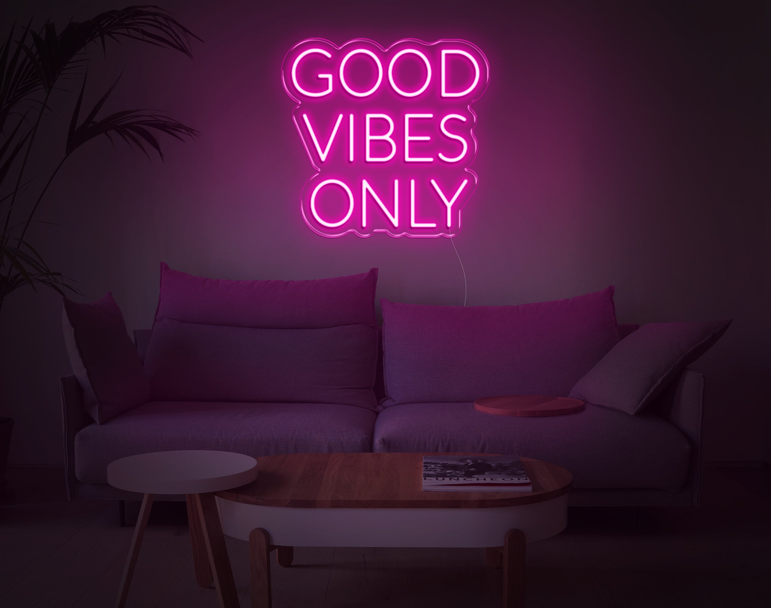 Good Vibes Only V2 LED Neon Sign