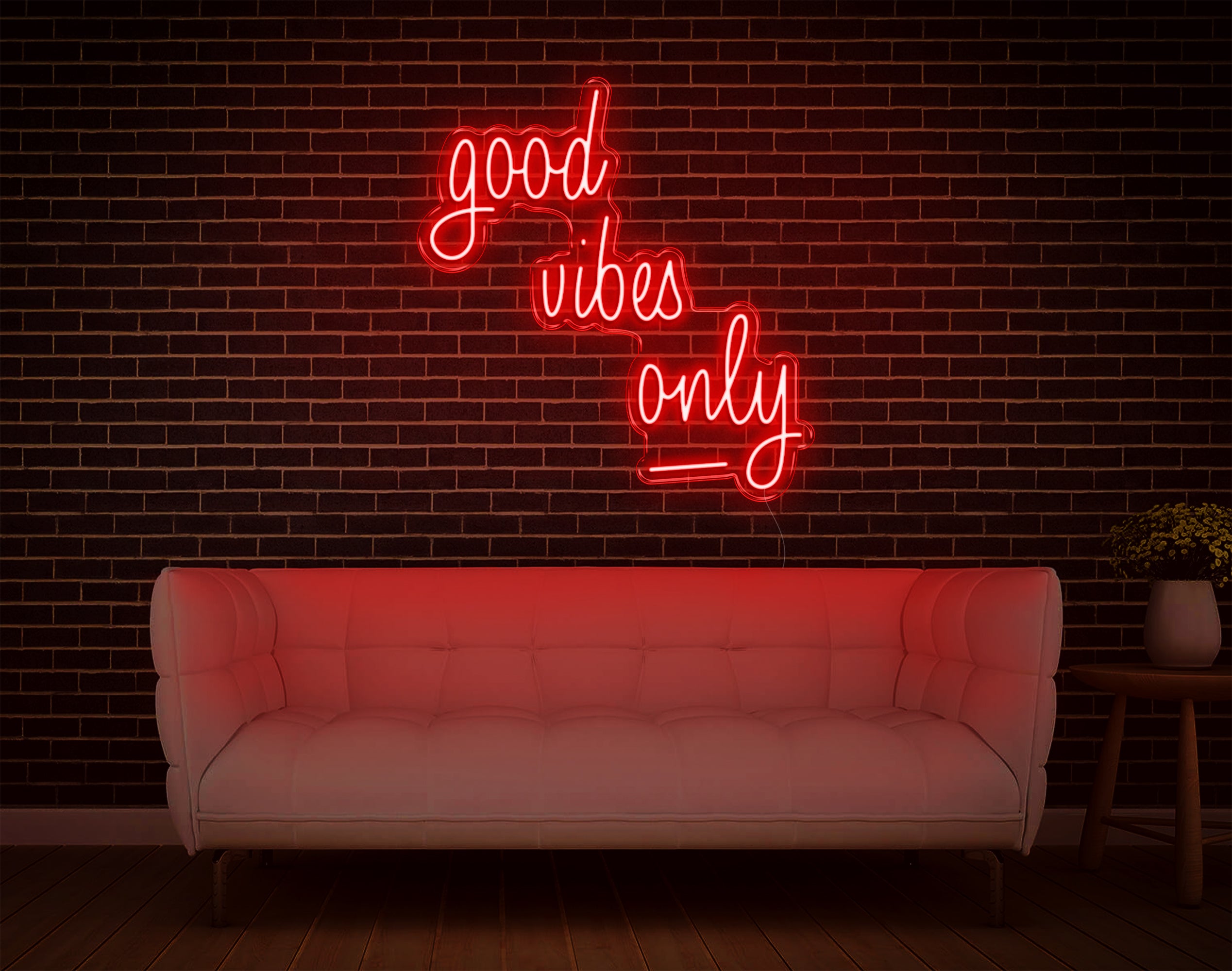 Good Vibes Only V1 LED Neon Sign