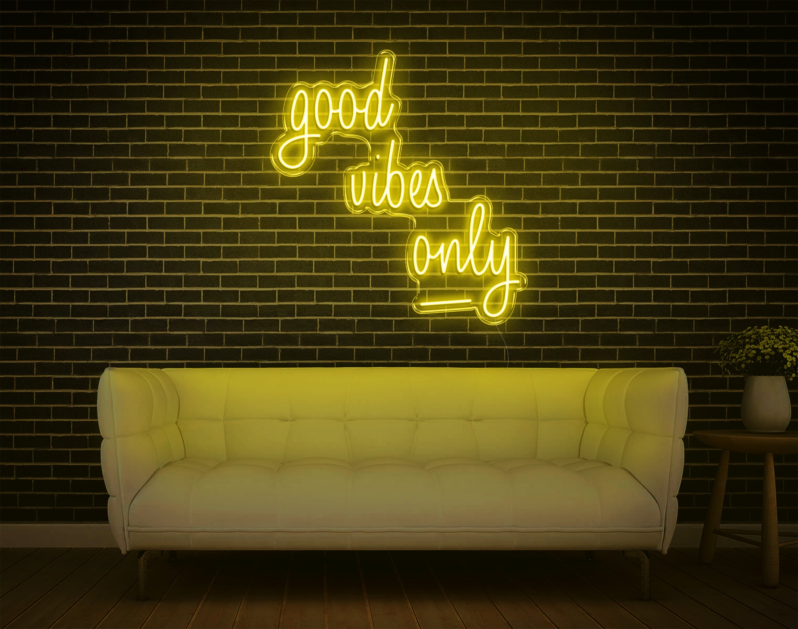 Good Vibes Only V1 LED Neon Sign