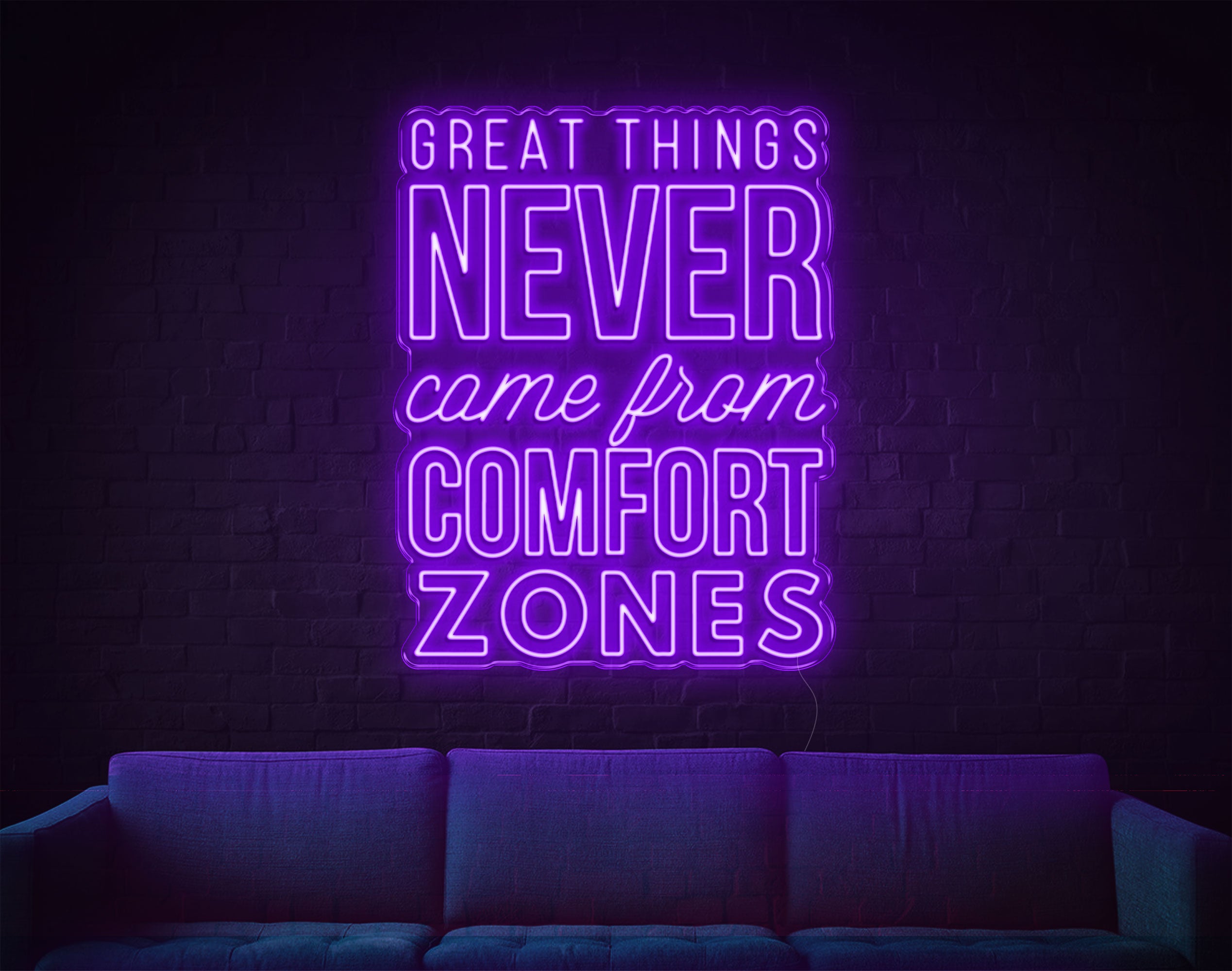 Great Things LED Neon Sign