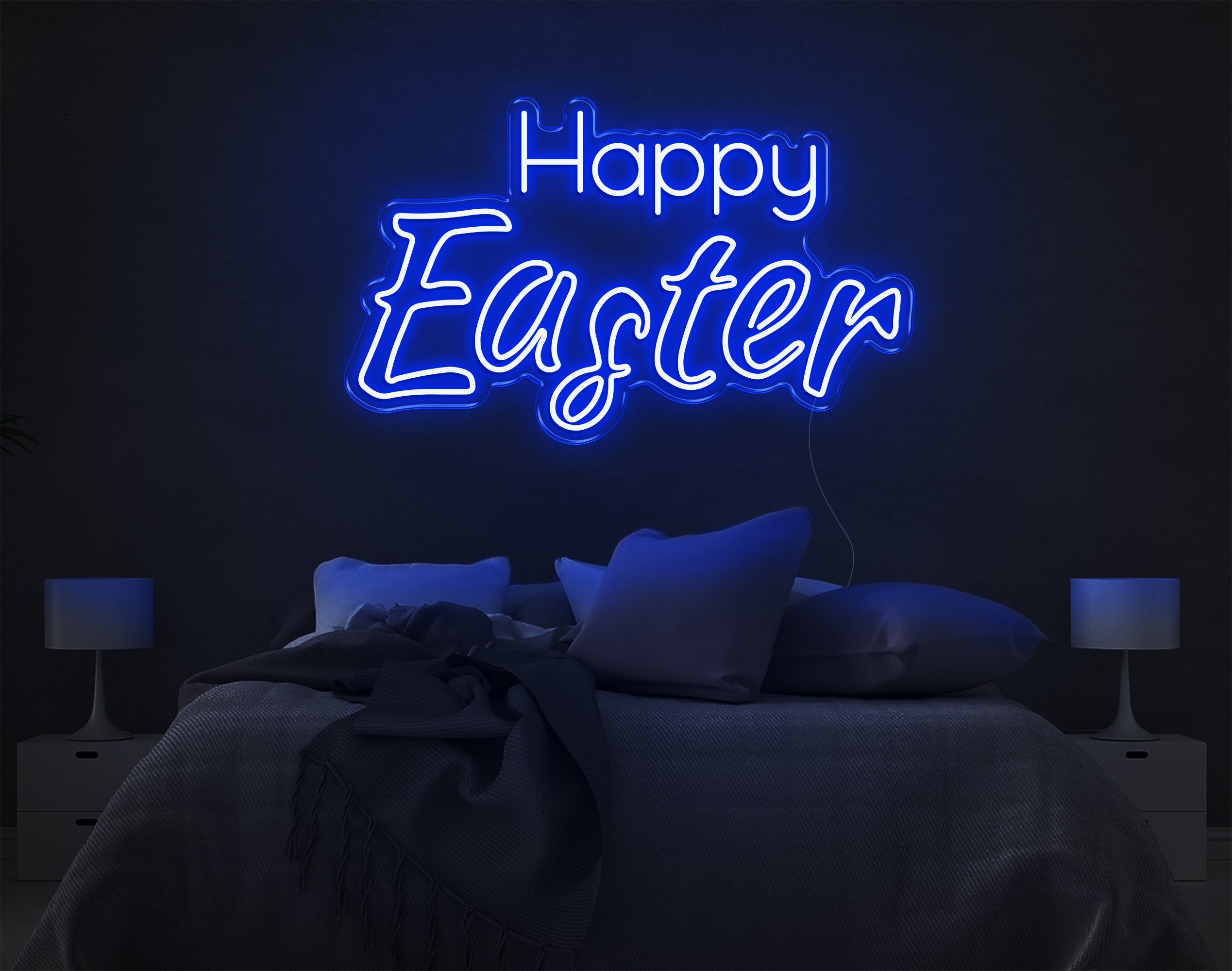 Happy Easter V2 LED Neon Sign